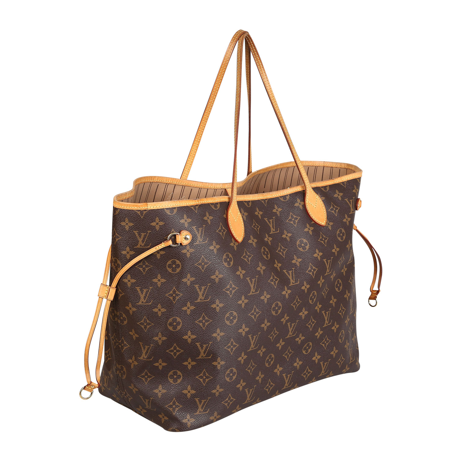 LOUIS VUITTON Shoppertasche "NEVERFULL GM", Koll.: 2012.NP.: 1.040,-€. Monogram Canvas Serie mit - Image 2 of 6