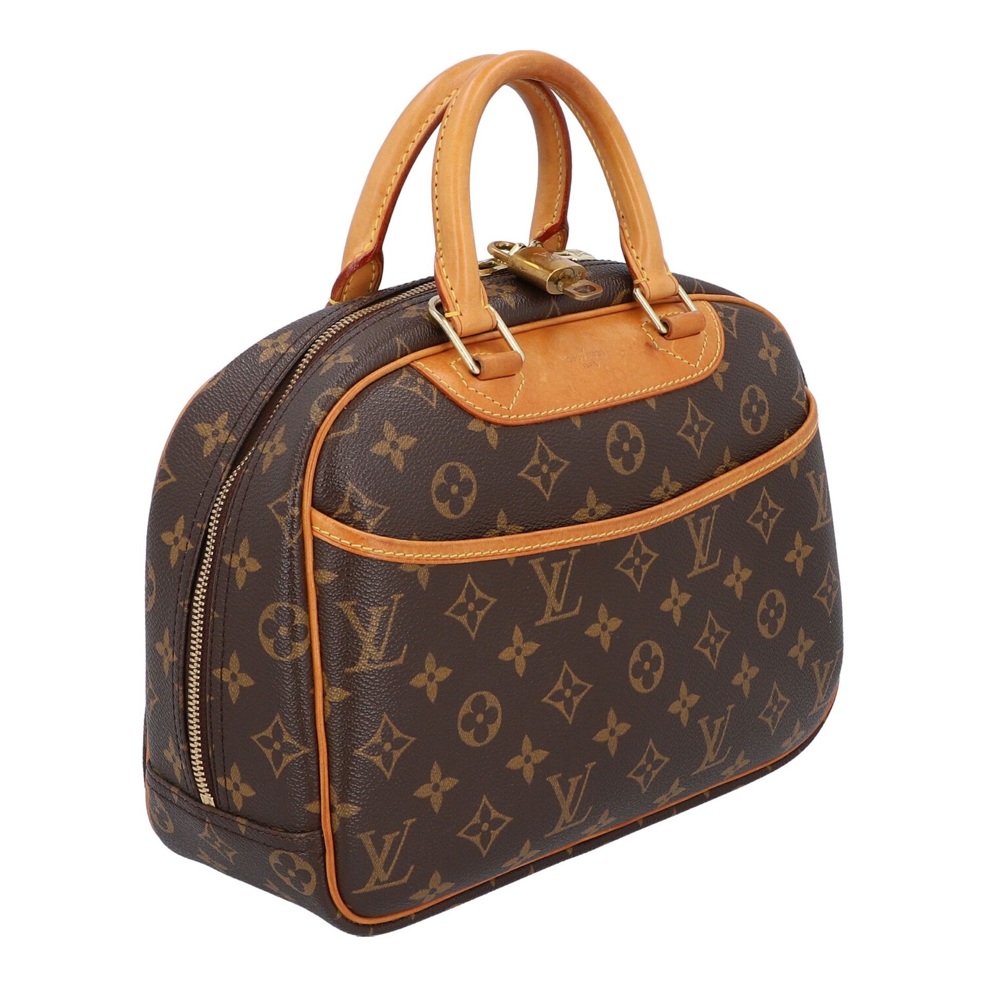 LOUIS VUITTON Handtasche "TROUVILLE PM", Koll. 2004.NP. ca.: 1.350,-€. Monogram Canvas Serie, - Bild 2 aus 6