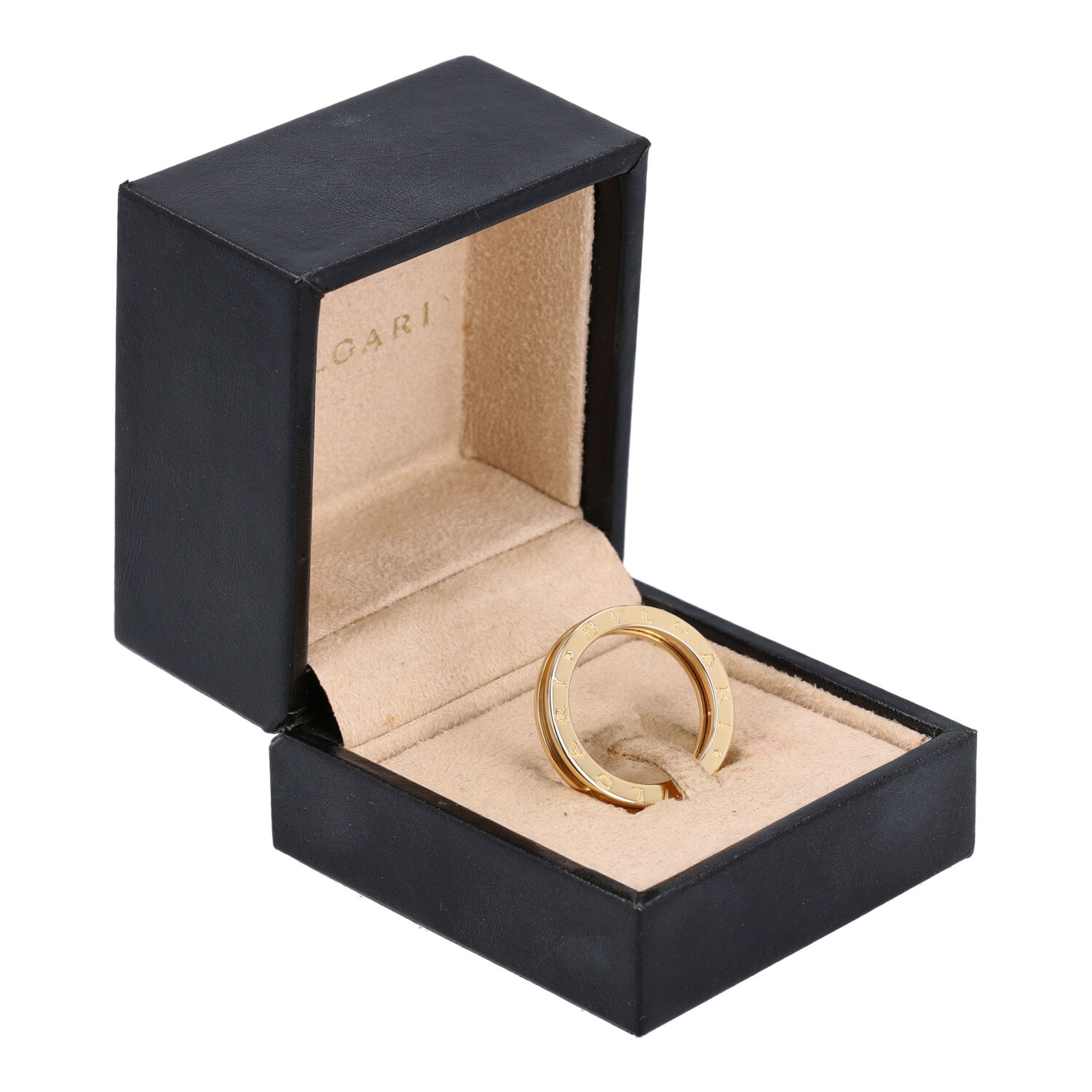 BVLGARI "Bzero1" Bandring. RW 61. Neupreis: 1.140,-€.GG 18 K. Originaletui anbei. Gepflegter - Bild 4 aus 4