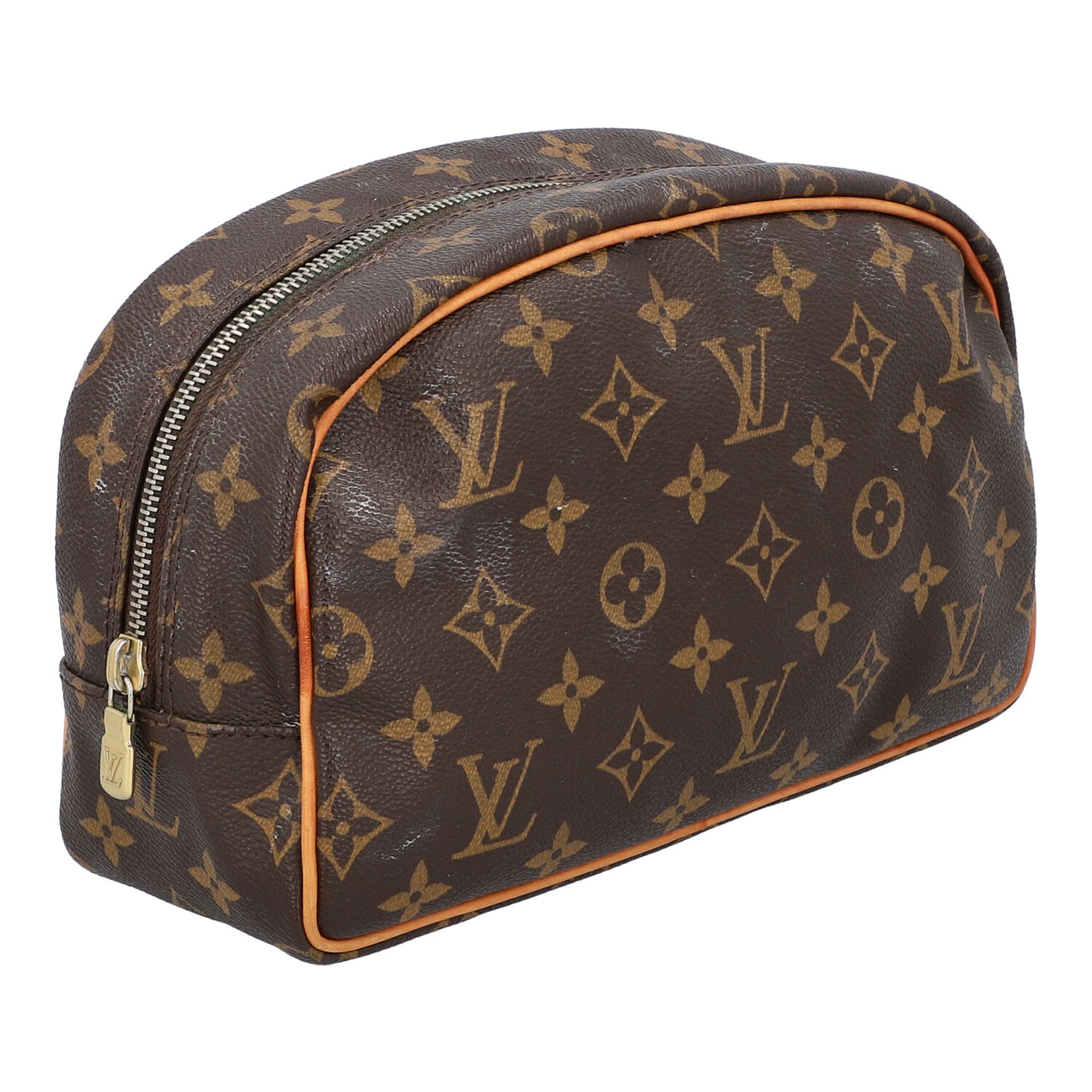 LOUIS VUITTON Kosmetiktasche, Koll.: 2007.Monogram Canvas Serie, umlaufender Reißverschluss in - Bild 2 aus 6