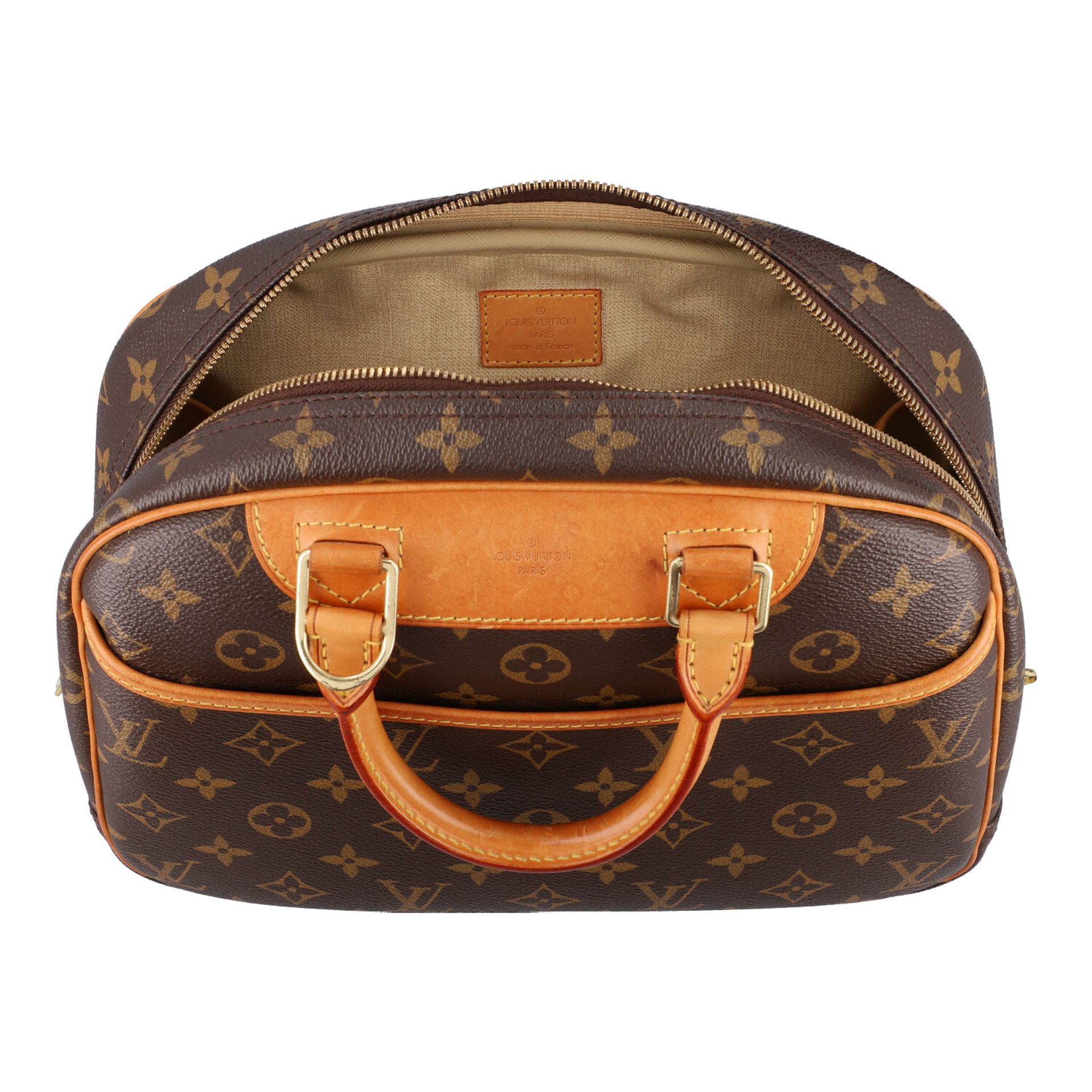 LOUIS VUITTON Handtasche "TROUVILLE PM", Koll. 2004.NP. ca.: 1.350,-€. Monogram Canvas Serie, - Bild 6 aus 6