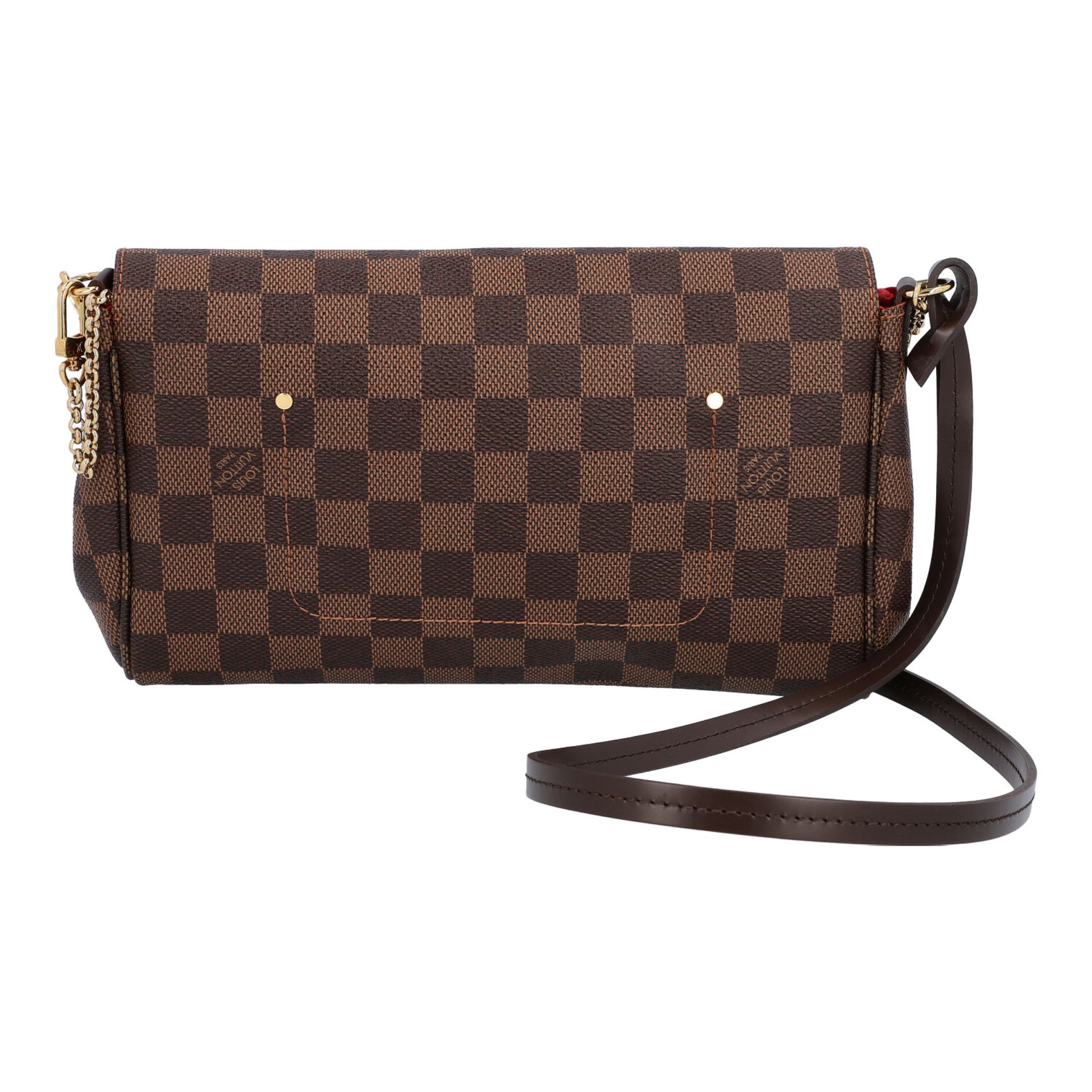 LOUIS VUITTON Umhängetasche "FAVORITE", Koll.: 2015, NP.: 780,-€.Damier Ebene Canvas Serie mit - Bild 4 aus 6