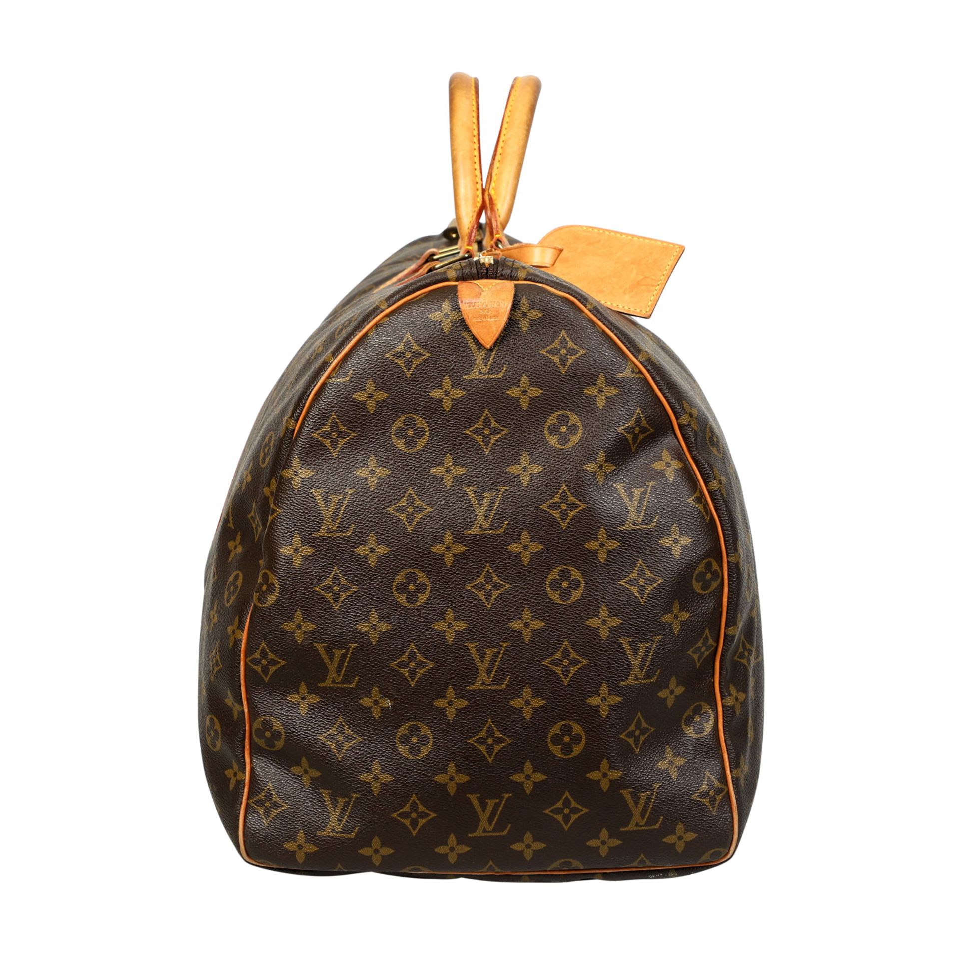 LOUIS VUITTON Weekender "KEEPALL 60", Koll.: 1990.NP.ca.: 1.200,-€. Monogram Canvas Serie, - Bild 3 aus 7