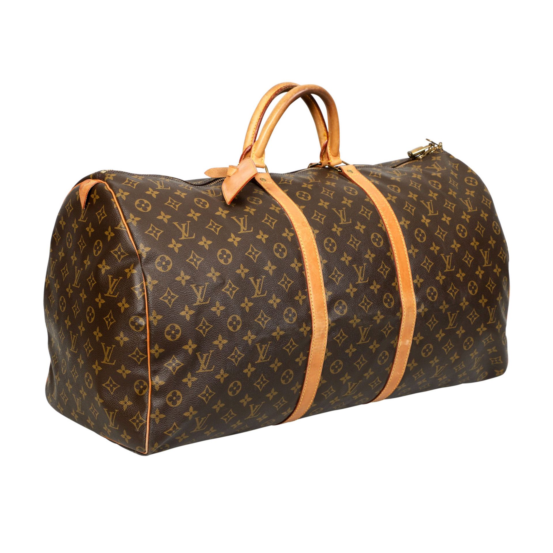 LOUIS VUITTON Weekender "KEEPALL 60", Koll.: 1990.NP.ca.: 1.200,-€. Monogram Canvas Serie, - Bild 2 aus 7