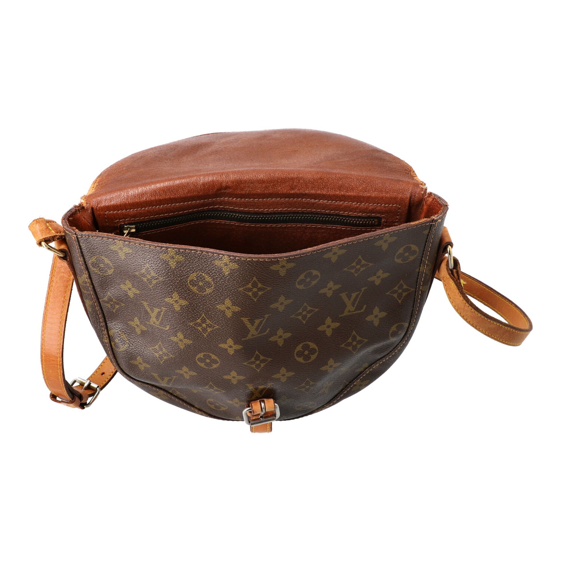 LOUIS VUITTON VINTAGE Umhängetasche "CHANTILLY GM".Monogram Canvas Serie, Rindslederdetails mit - Bild 6 aus 6