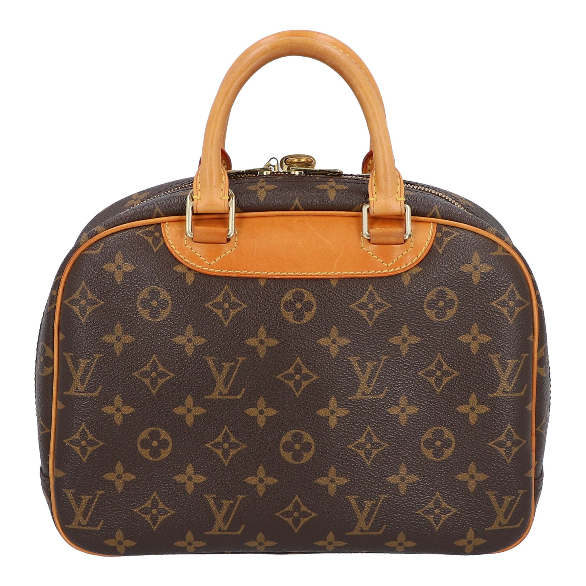 LOUIS VUITTON Handtasche "TROUVILLE PM", Koll. 2004.NP. ca.: 1.350,-€. Monogram Canvas Serie, - Bild 4 aus 6