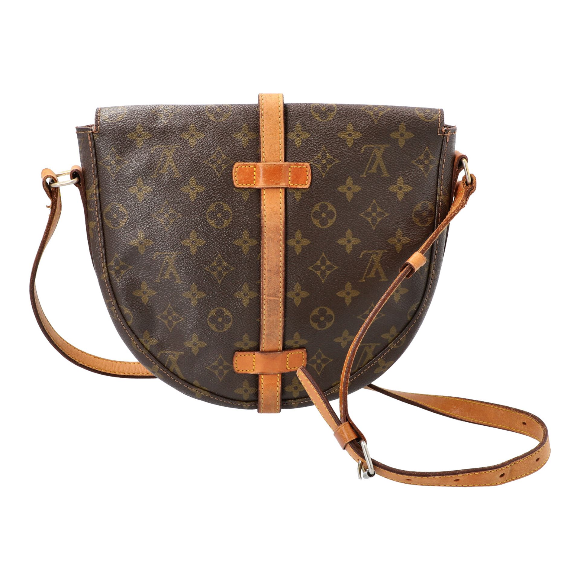 LOUIS VUITTON VINTAGE Umhängetasche "CHANTILLY GM".Monogram Canvas Serie, Rindslederdetails mit - Bild 4 aus 6