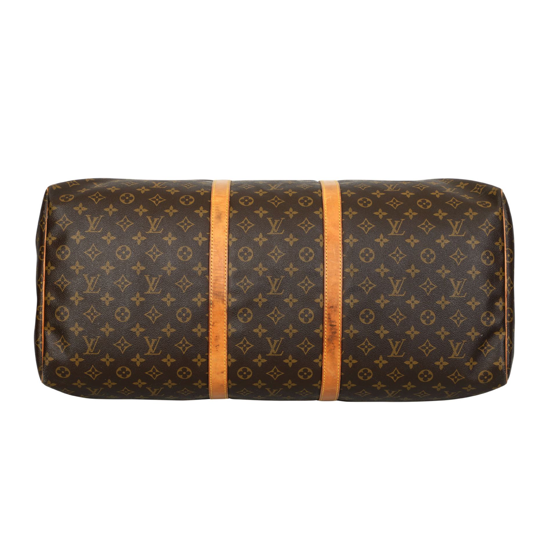 LOUIS VUITTON Weekender "KEEPALL 60", Koll.: 1990.NP.ca.: 1.200,-€. Monogram Canvas Serie, - Bild 5 aus 7