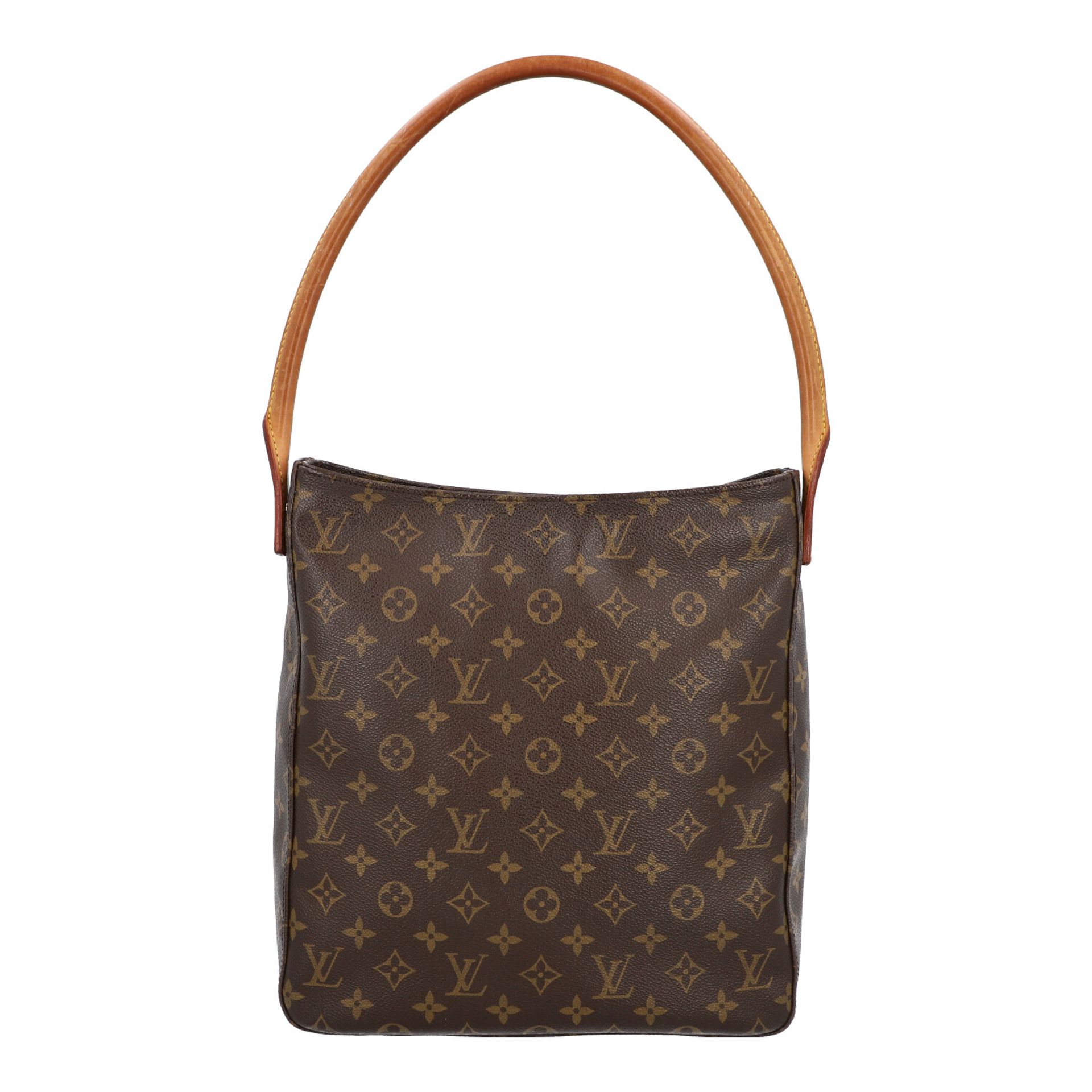 LOUIS VUITTON Schultertasche "LOOPING GM", Koll.: 2001.NP.ca.: 890,-€. Monogram Canvas Serie,