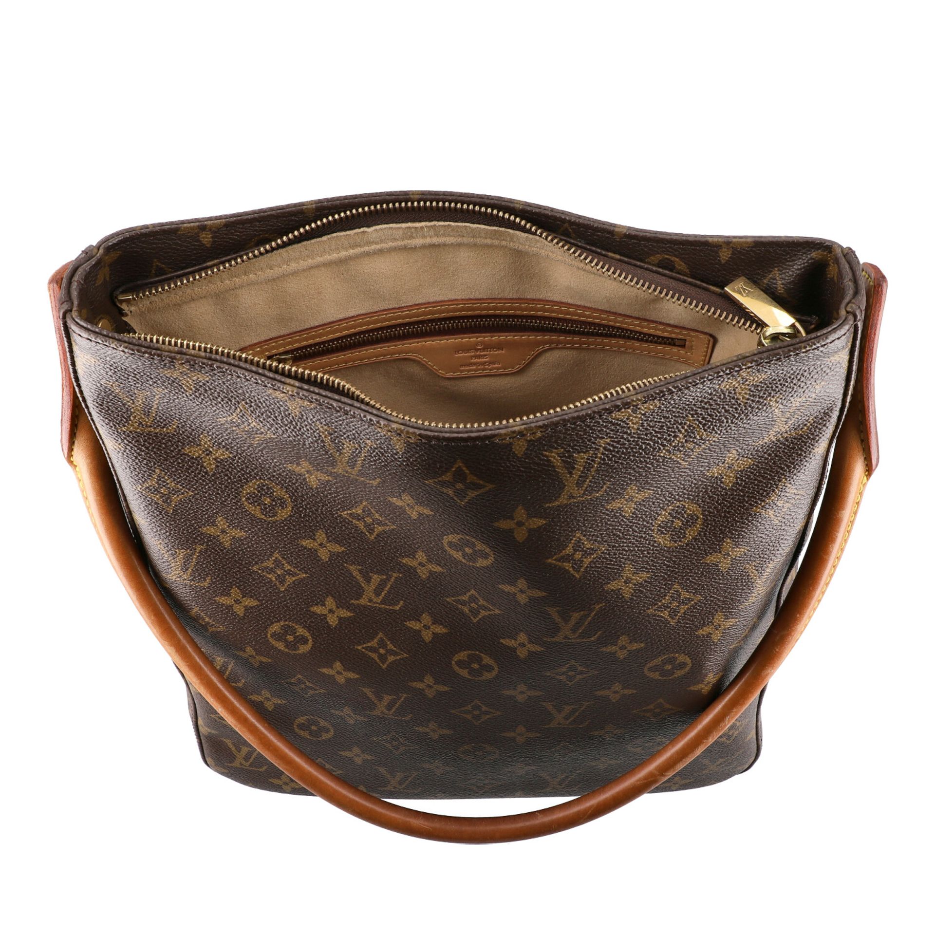 LOUIS VUITTON Schultertasche "LOOPING GM", Koll.: 2001.NP.ca.: 890,-€. Monogram Canvas Serie, - Bild 6 aus 6