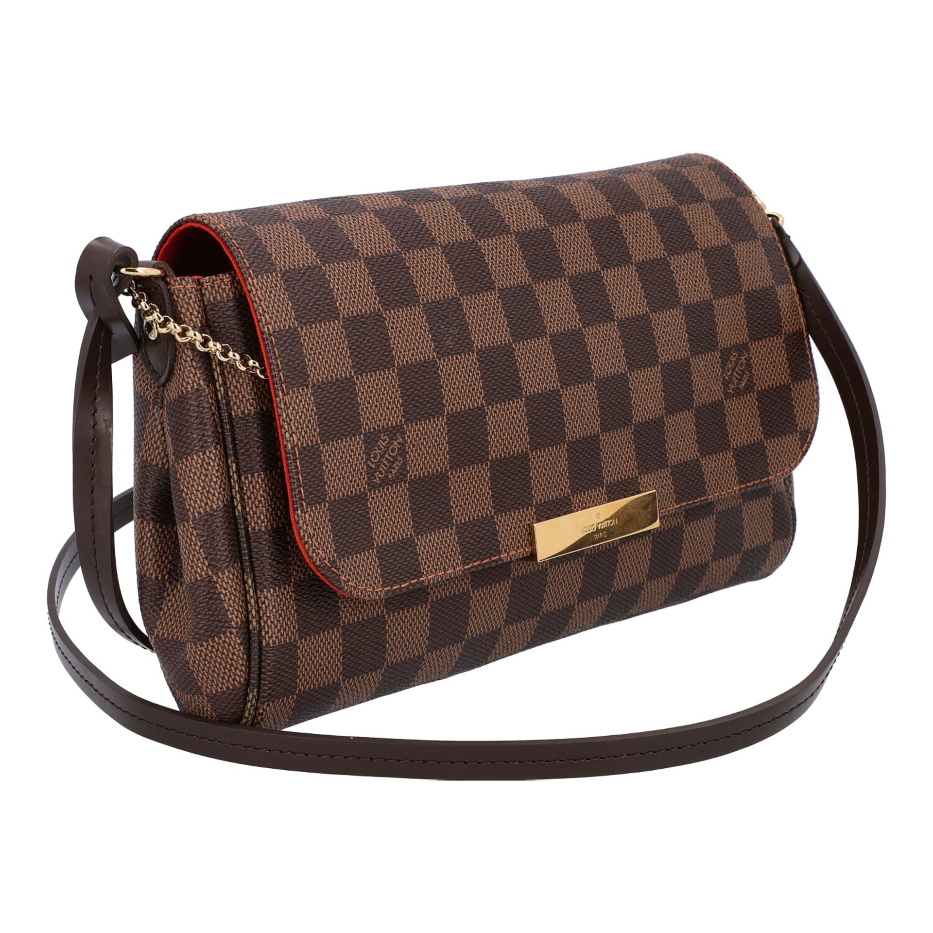 LOUIS VUITTON Umhängetasche "FAVORITE", Koll.: 2015, NP.: 780,-€.Damier Ebene Canvas Serie mit - Bild 2 aus 6