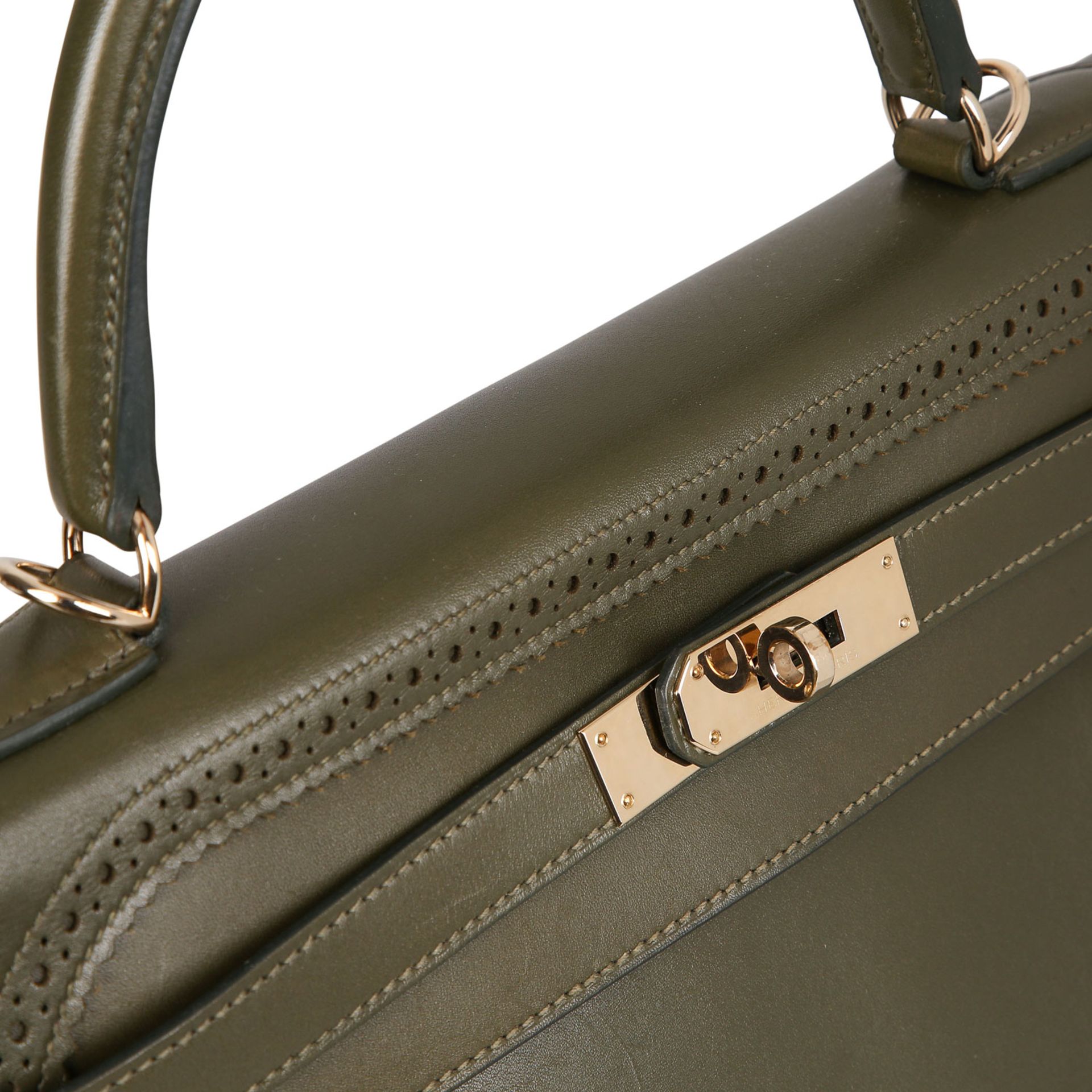 HERMÈS Handtasche "KELLY BAG GHILLIES 35", Koll.: 2011, NP.: ca. 15.000,-€.Limitierte Edition. - Bild 6 aus 7