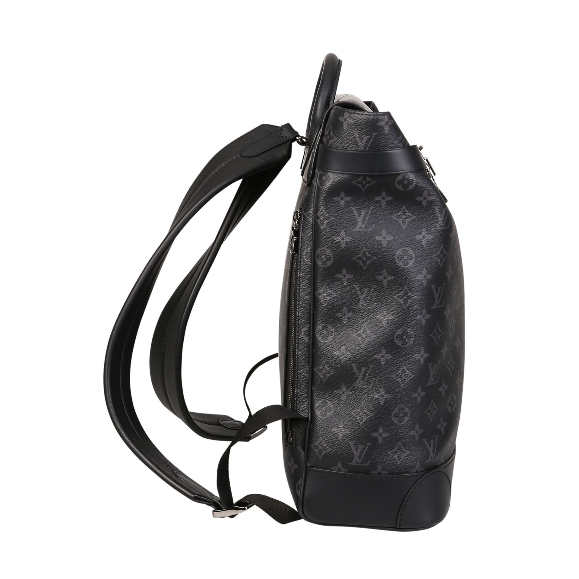 LOUIS VUITTON Rucksack "STEAMER BACKPACK", Koll. 2017.Akt. NP.: 1.990,-€. Monogram Eclipse Canvas - Bild 3 aus 6