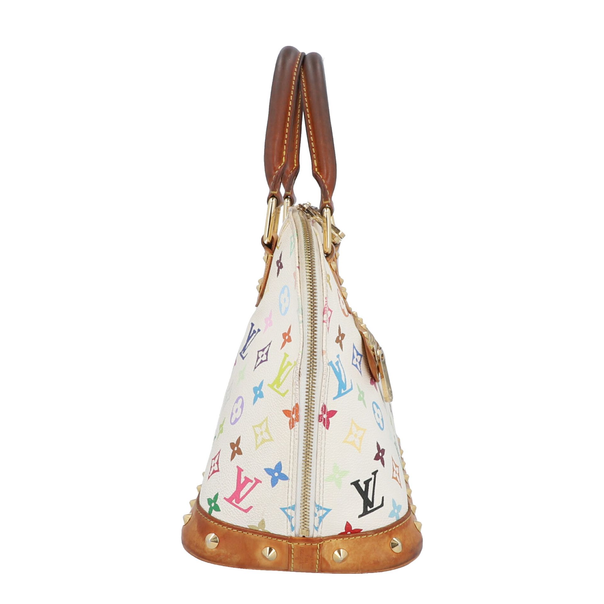 LOUIS VUITTON Henkeltasche "ALMA MM", Koll.: 2003, NP.: ca. 1.500,-€.Mongram Multicolor Serie mit - Bild 3 aus 6