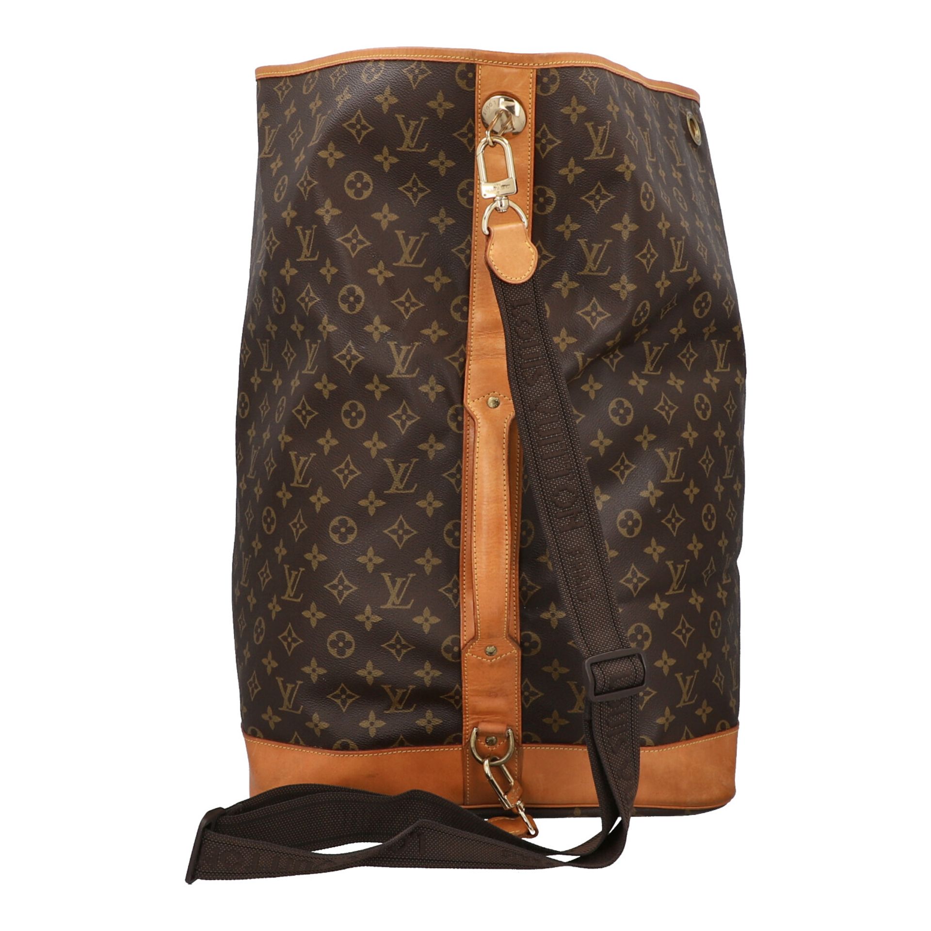 LOUIS VUITTON VINTAGE Reisetsche "DUFFLE SAC MARINE", Koll. 1990.Monogram Canvas Serie, Details - Bild 4 aus 6