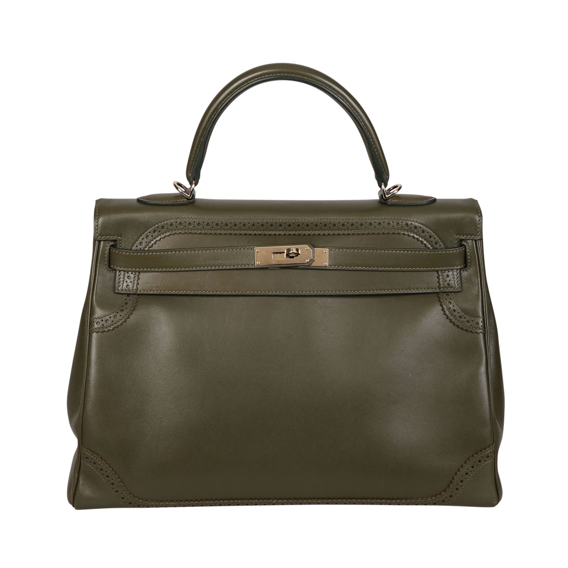 HERMÈS Handtasche "KELLY BAG GHILLIES 35", Koll.: 2011, NP.: ca. 15.000,-€.Limitierte Edition.