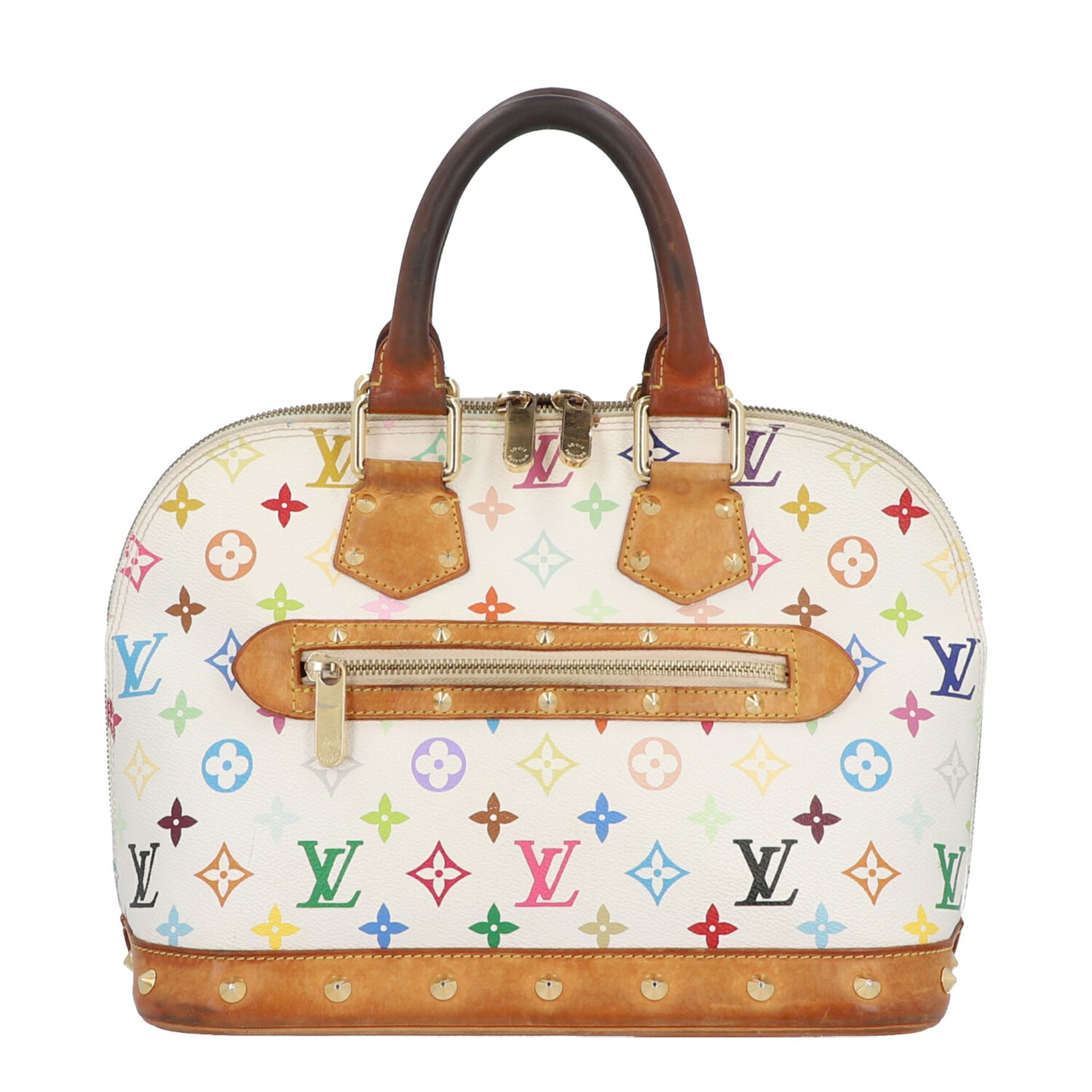 LOUIS VUITTON Henkeltasche "ALMA MM", Koll.: 2003, NP.: ca. 1.500,-€.Mongram Multicolor Serie mit