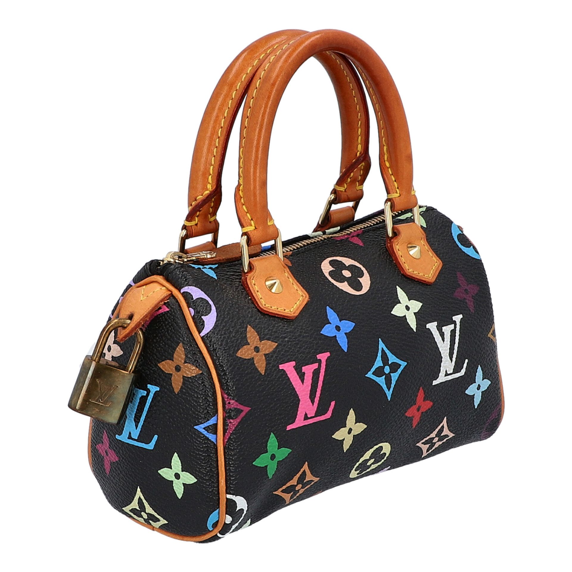 LOUIS VUITTON Henkeltasche "NANO SPEEDY", Koll.: 2003.NP. ca.: 750,-€. Monogram Multicolor Serie, - Bild 2 aus 6