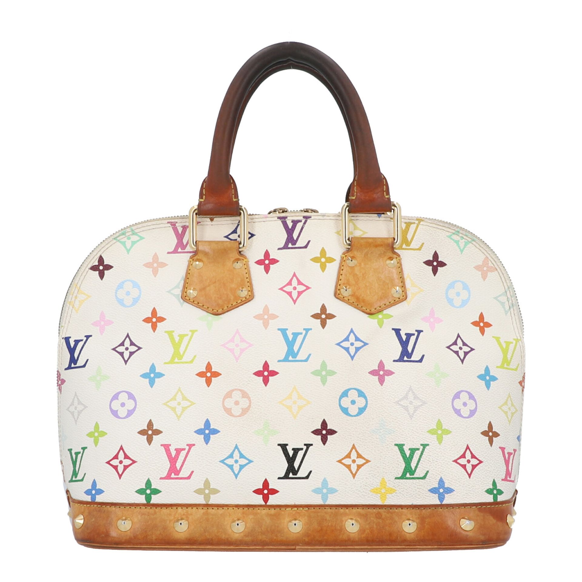 LOUIS VUITTON Henkeltasche "ALMA MM", Koll.: 2003, NP.: ca. 1.500,-€.Mongram Multicolor Serie mit - Bild 4 aus 6