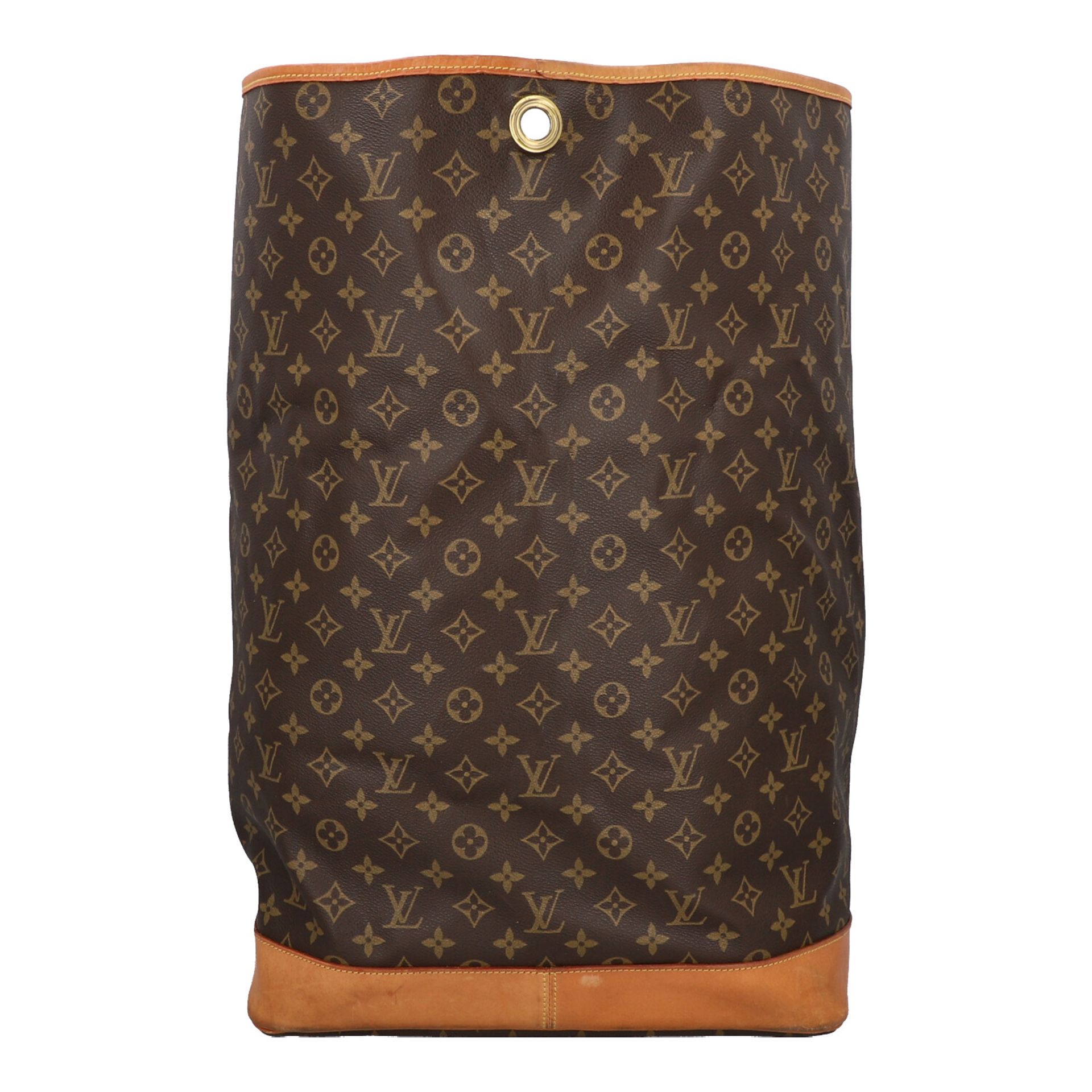 LOUIS VUITTON VINTAGE Reisetsche "DUFFLE SAC MARINE", Koll. 1990.Monogram Canvas Serie, Details