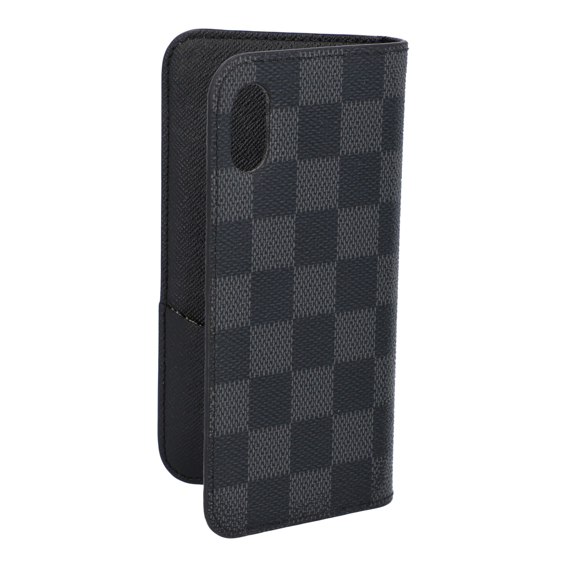 LOUIS VUITTON IPhone X Hülle "FOLIO", Koll.: 2018.Akt. NP.: 235,-€. Damier Graphit Serie, zwei - Bild 4 aus 6