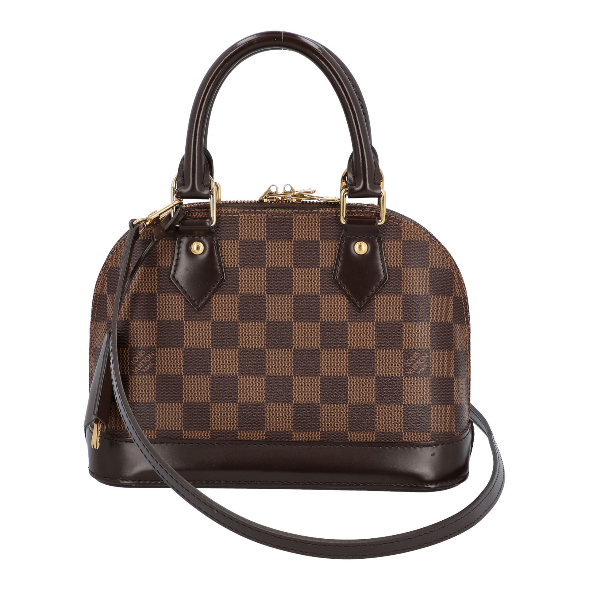 LOUIS VUITTON Henkeltasche "ALMA BB", Koll.: 2017.Akt. NP.: 915,-€. Damier Ebene Serie,