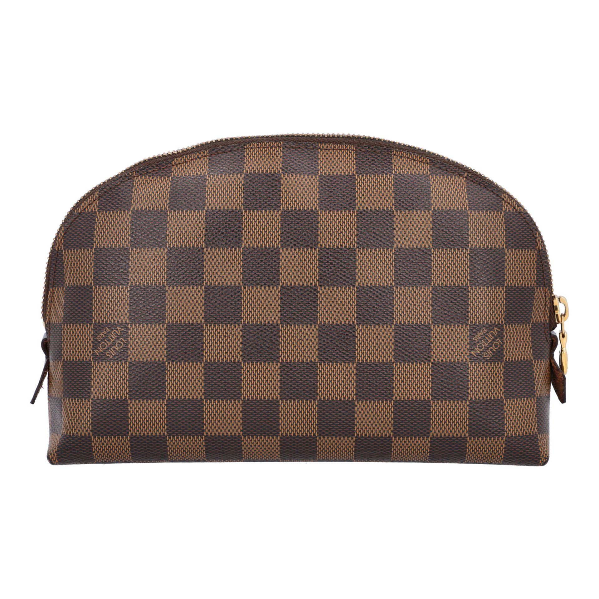 LOUIS VUITTON Kosmetiktasche "POCHETTE COSMÉTIQUE",Koll.: 2013. Akt. NP.: 255,-€. Damier Ebene - Bild 4 aus 6