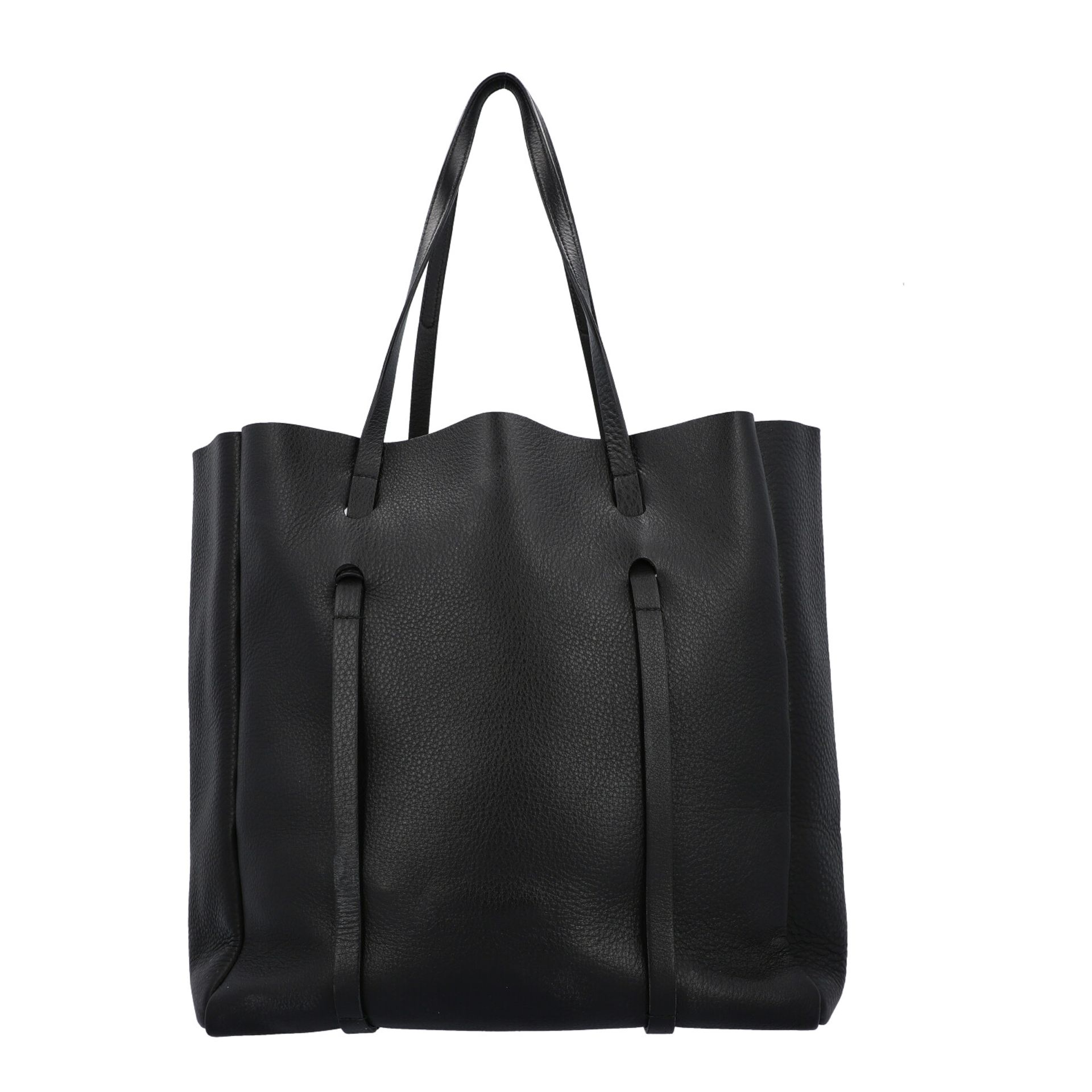 BALENCIAGA Shopper "EVERYDAY TOTE S", akt. NP.: 1.035,-€.Softes Leder in Schwarz, dekorative - Bild 4 aus 6