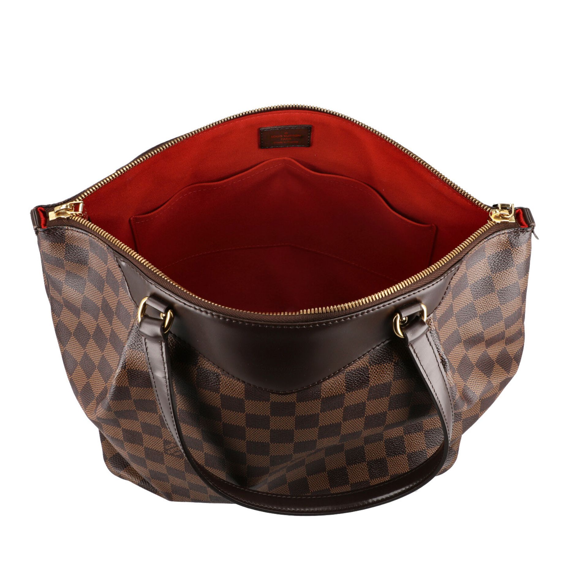 LOUIS VUITTON Henkeltasche "WESTMINSTER", Koll.: 2011, letzter LP.: ca. 1.800,-€.Damier Ebene Canvas - Bild 6 aus 6