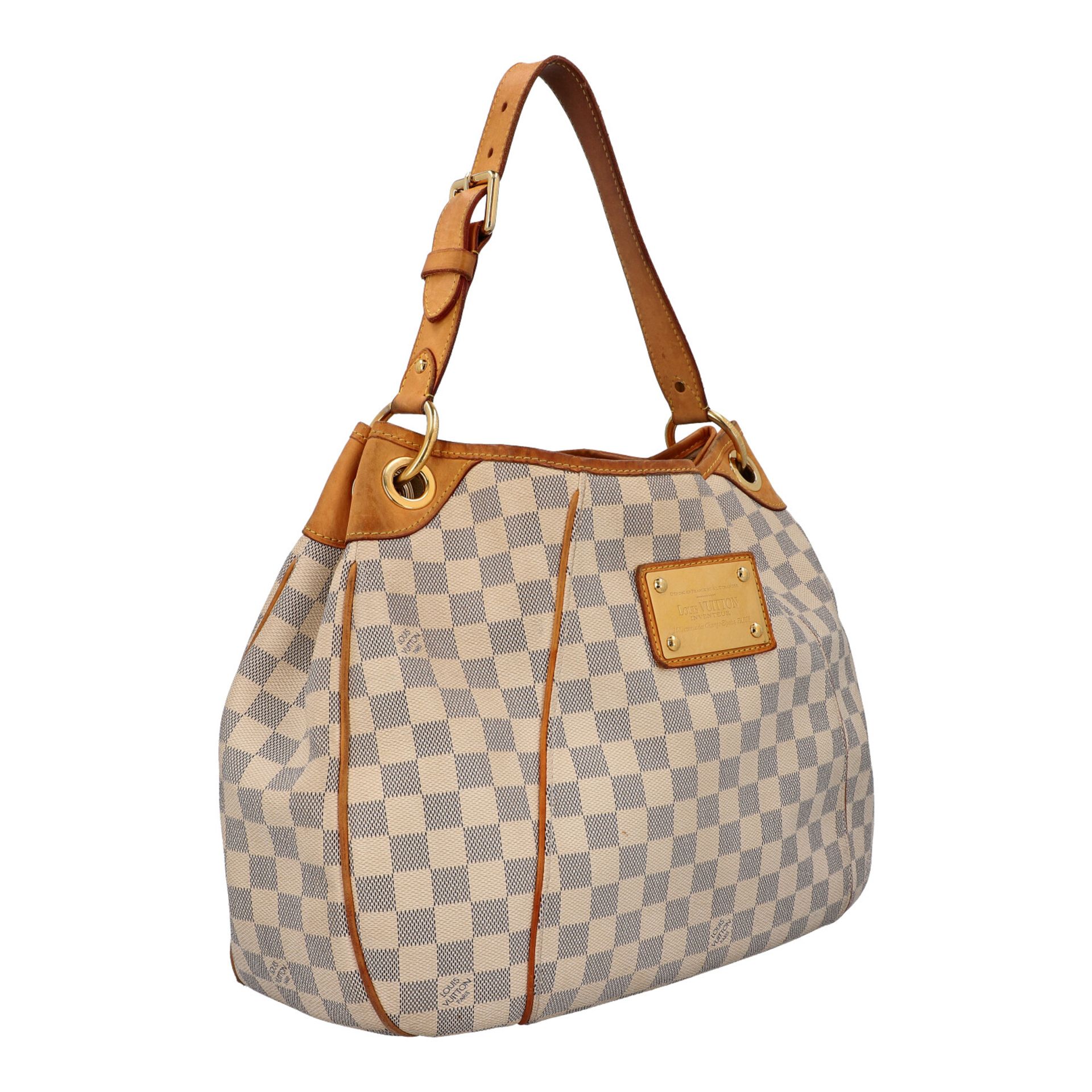 LOUIS VUITTON Hobobag "GALLIERA", Koll.: 2010, letzter LP.: 1.450,-€.Damier Azur Serie mit - Bild 2 aus 6