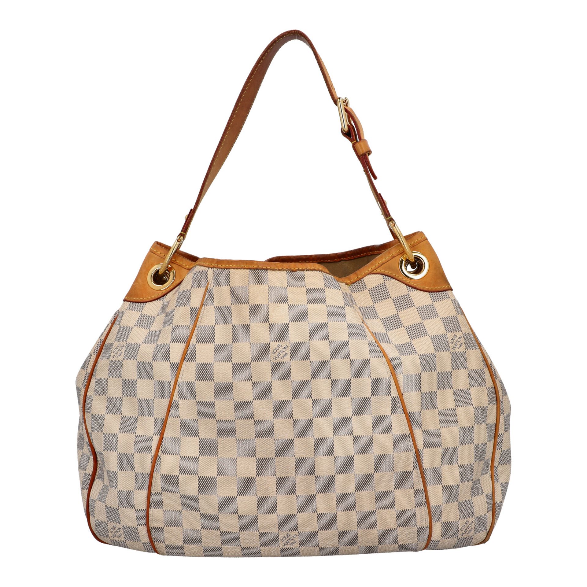 LOUIS VUITTON Hobobag "GALLIERA", Koll.: 2010, letzter LP.: 1.450,-€.Damier Azur Serie mit - Bild 4 aus 6