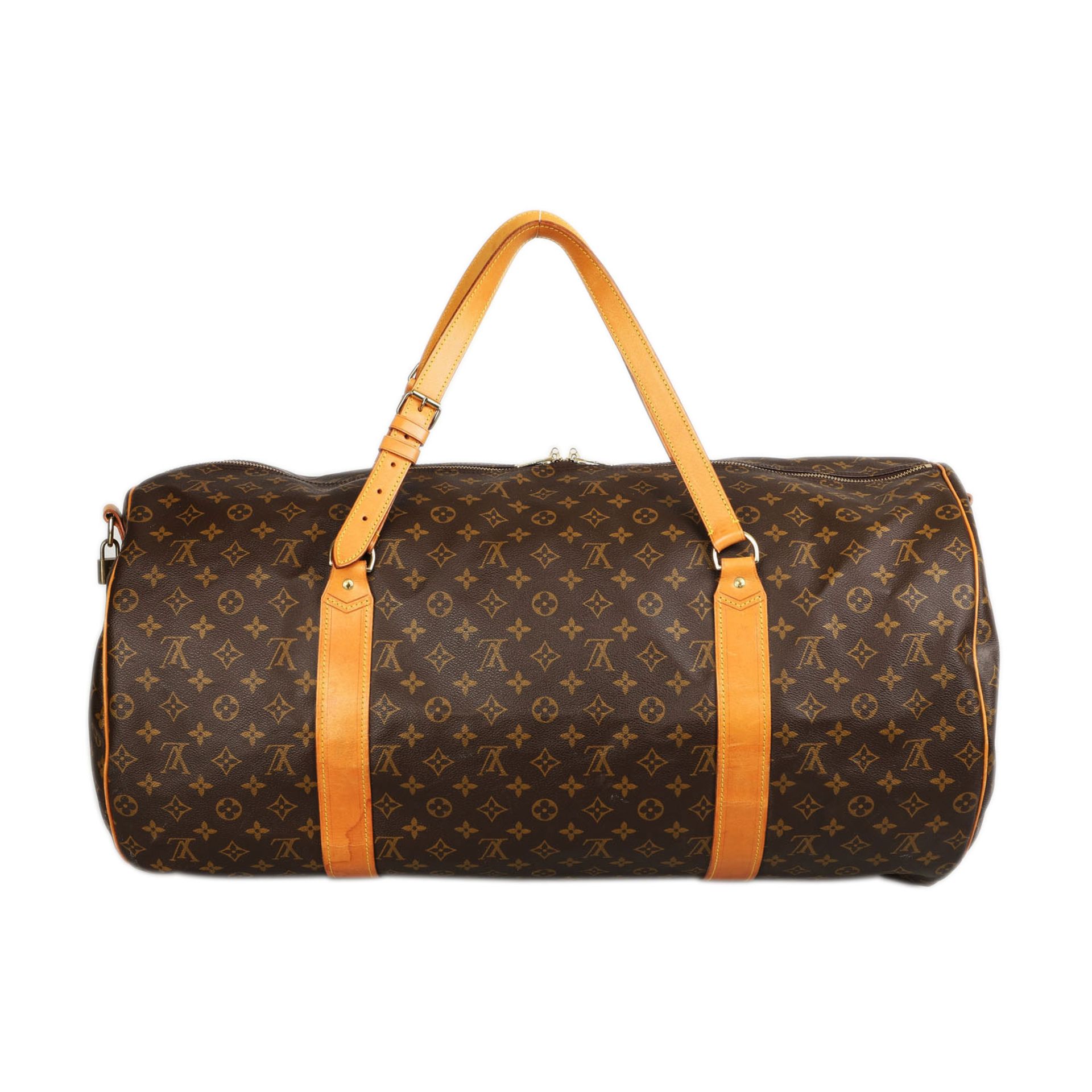 LOUIS VUITTON Reisetasche "SAC POLOCHON 65", Koll.: 1992.NP.ca.: 1.600,-€. Monogram Canvas Serie, - Bild 4 aus 5