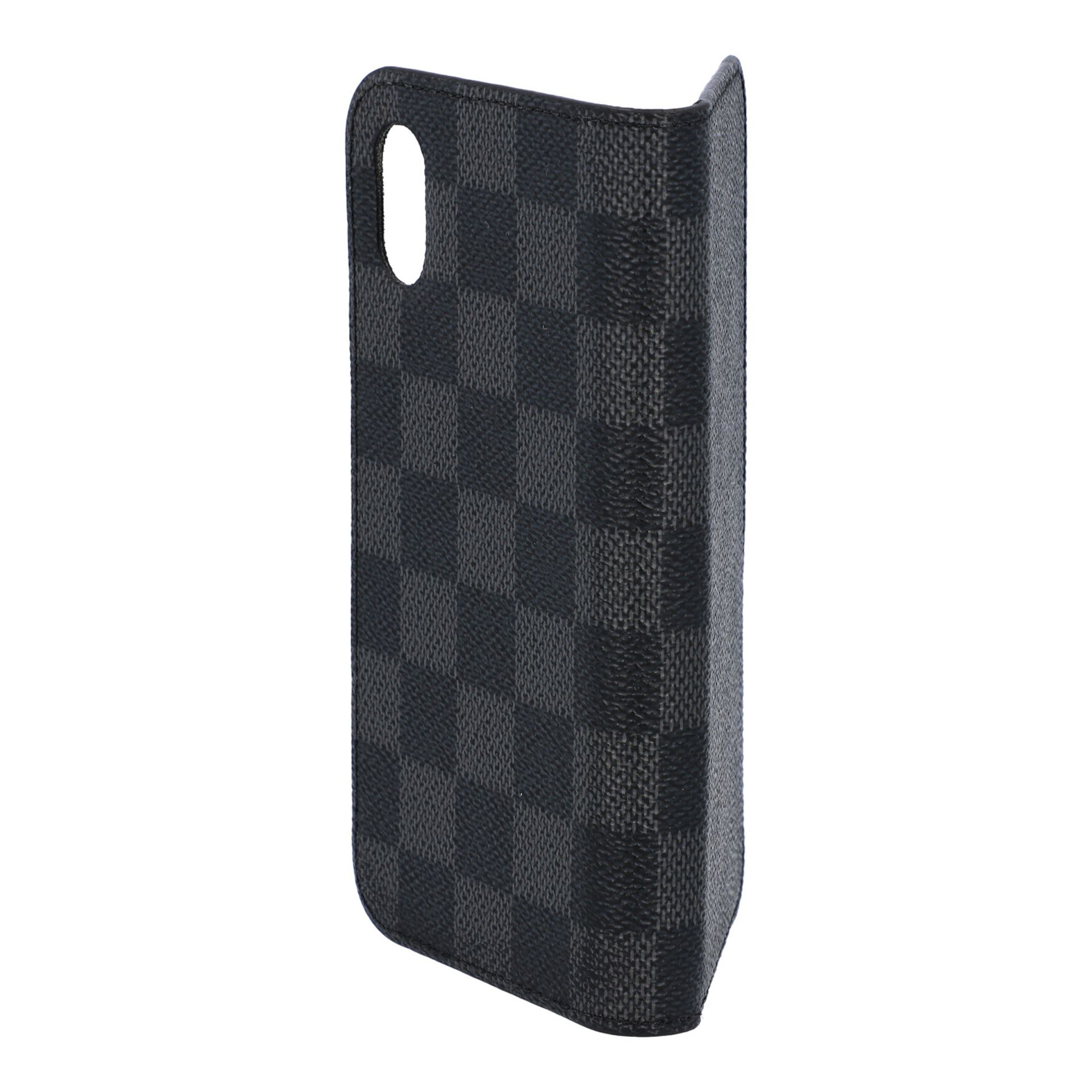 LOUIS VUITTON IPhone X Hülle "FOLIO", Koll.: 2018.Akt. NP.: 235,-€. Damier Graphit Serie, zwei - Bild 3 aus 6