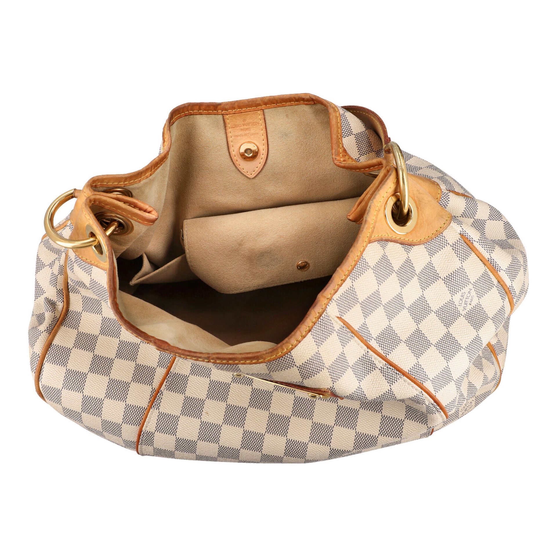 LOUIS VUITTON Hobobag "GALLIERA", Koll.: 2010, letzter LP.: 1.450,-€.Damier Azur Serie mit - Bild 6 aus 6