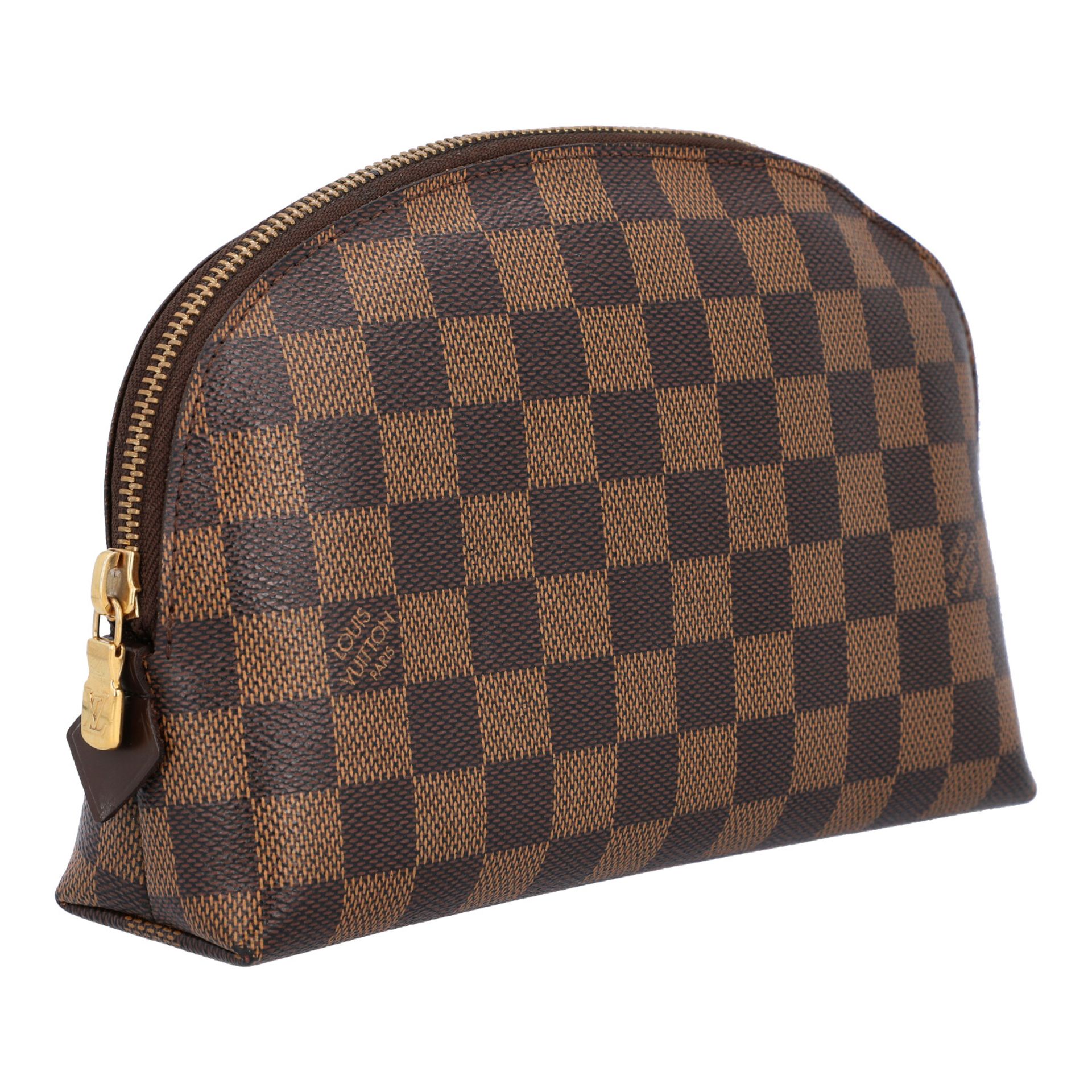 LOUIS VUITTON Kosmetiktasche "POCHETTE COSMÉTIQUE",Koll.: 2013. Akt. NP.: 255,-€. Damier Ebene - Bild 2 aus 6