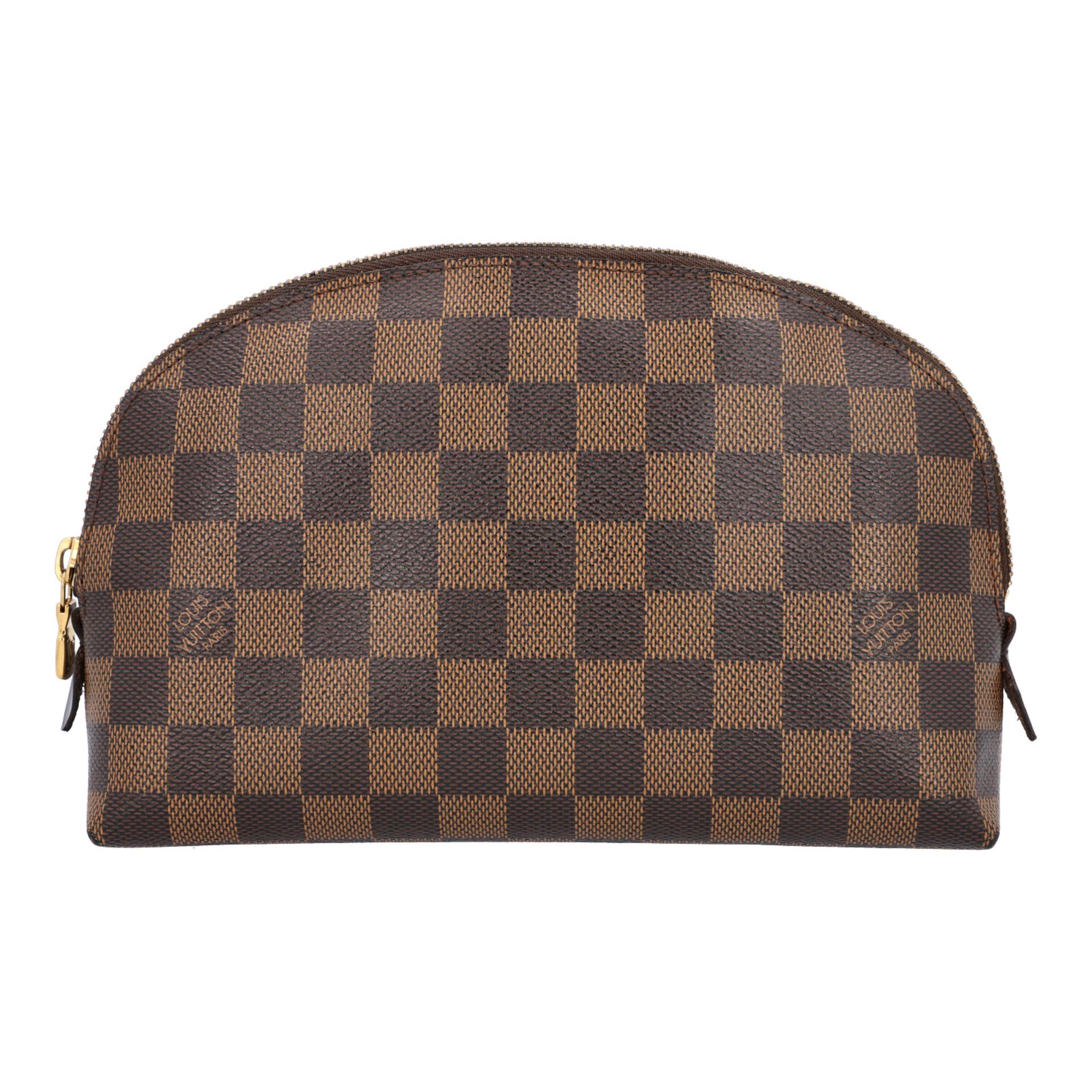 LOUIS VUITTON Kosmetiktasche "POCHETTE COSMÉTIQUE",Koll.: 2013. Akt. NP.: 255,-€. Damier Ebene