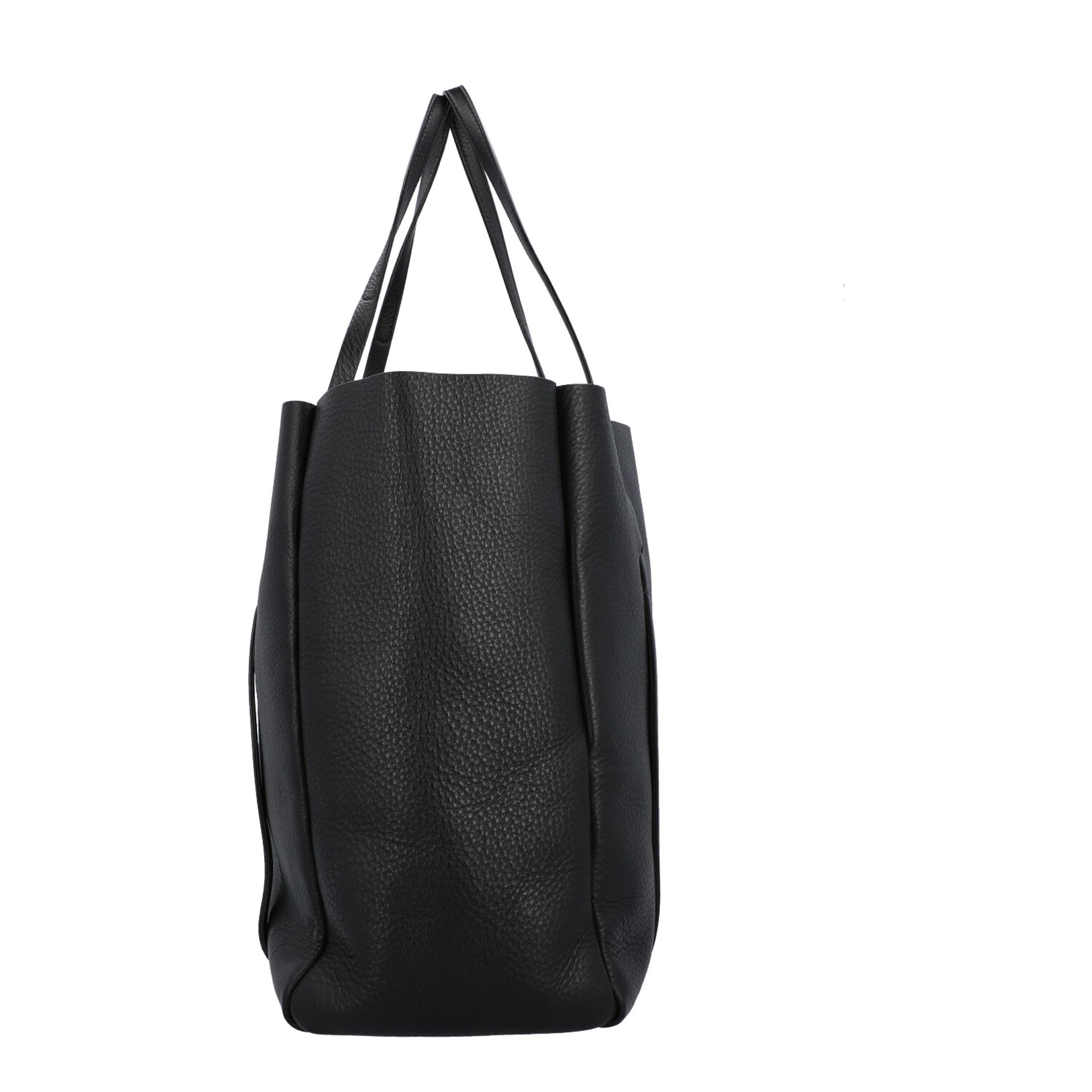 BALENCIAGA Shopper "EVERYDAY TOTE S", akt. NP.: 1.035,-€.Softes Leder in Schwarz, dekorative - Bild 3 aus 6