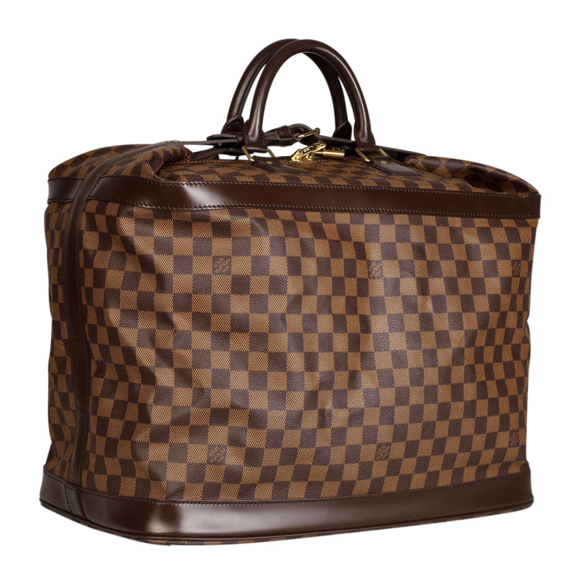 LOUIS VUITTON Weekender "GRIMAUD", Koll.: 2002. NP.: ca. 2.000,-€.Nichtmehr erhältlich. Damier Ebene - Bild 2 aus 9