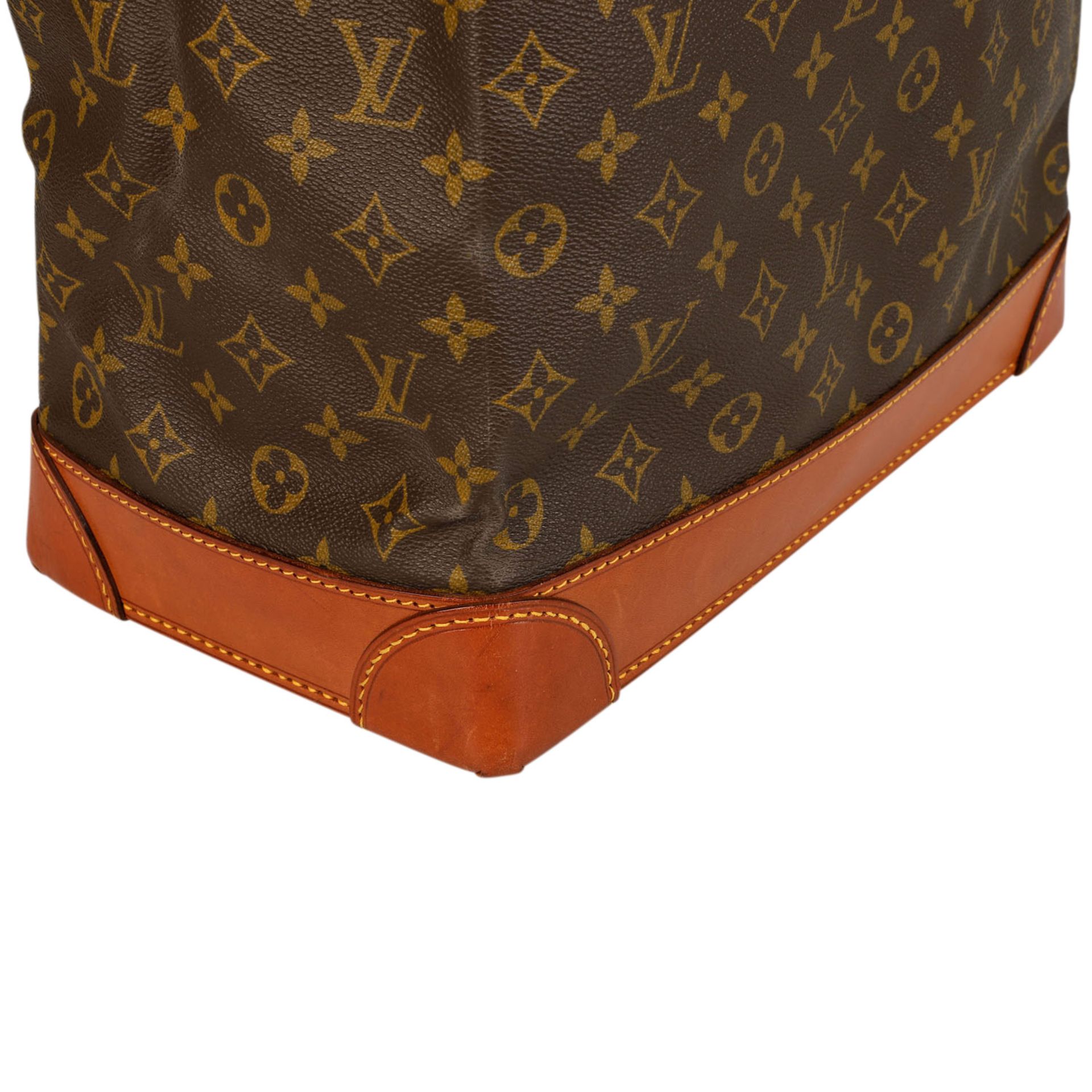 LOUIS VUITTON VINTAGE Reisetasche "STEAMER 35".Wohl aus den 60er Jahren. Sonderanfertigung mit 35cm. - Bild 8 aus 11