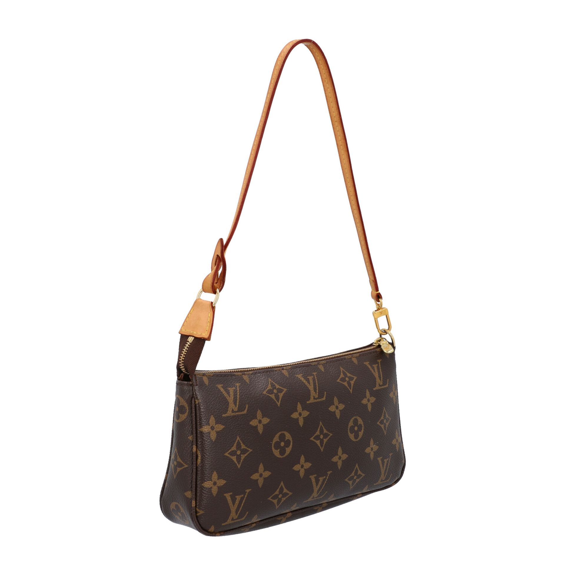 LOUIS VUITTON Pochette "ACC NM", Koll.: 2012.Akt. NP.ca.: 400,-€. Monogram Canvas Serie, - Bild 2 aus 6