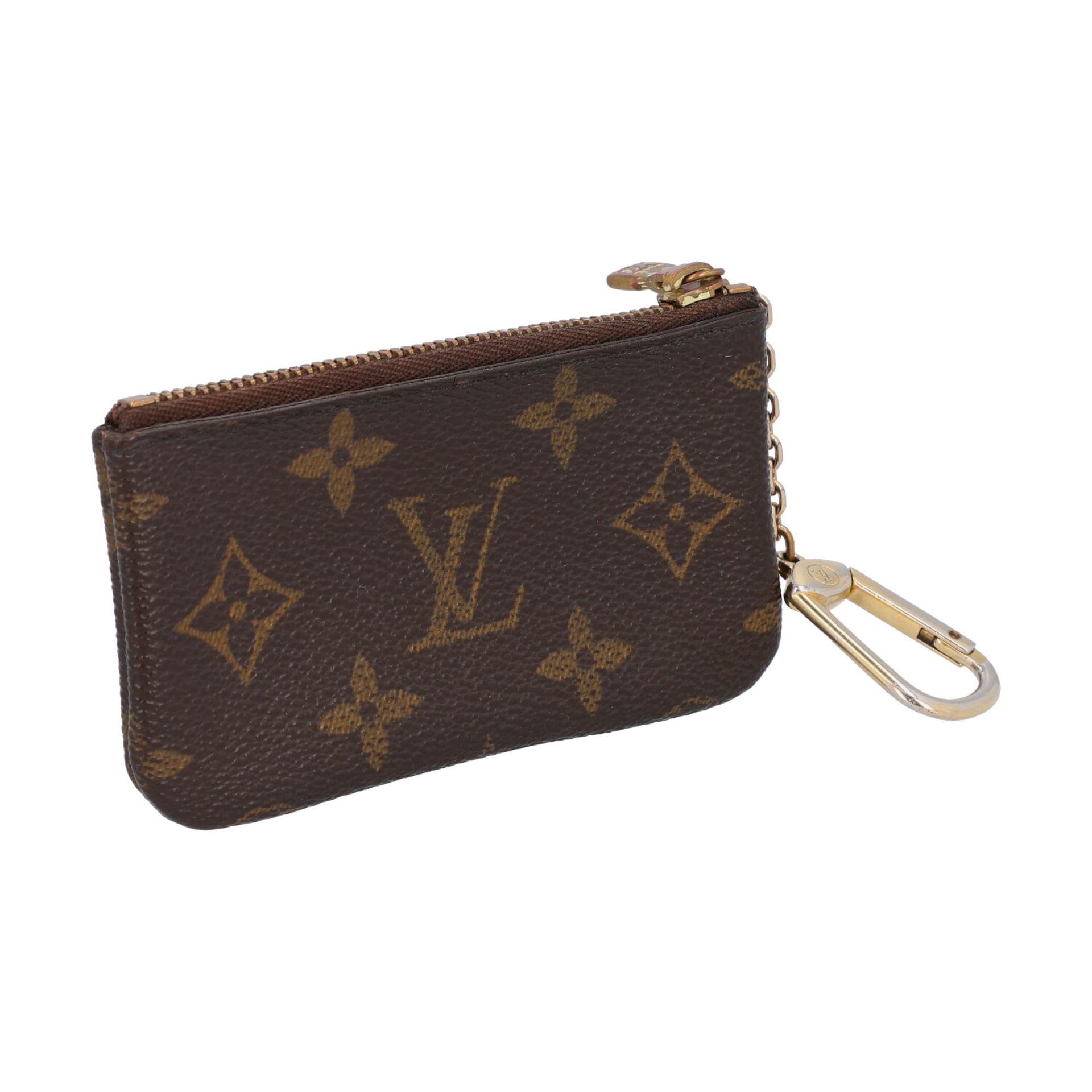 LOUIS VUITTON VINTAGE Schlüsseletui, NP.: 140,-€.Monogram Canvas Serie mit goldfarbenm - Bild 2 aus 6