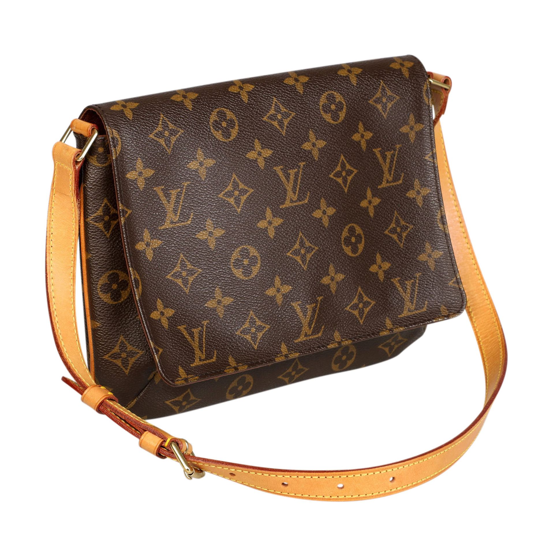 LOUIS VUITTON Umhängetasche "TANGO", Koll.: 2000, NP.: ca. 900,-€.Monogram Canvas Serie Modell mit - Bild 2 aus 6