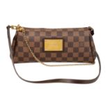 LOUIS VUITTON Crossbody Bag "EVA", Koll.: 2016.NP.ca.: 990,-€. Damier Ebene Serie, naturbelassene