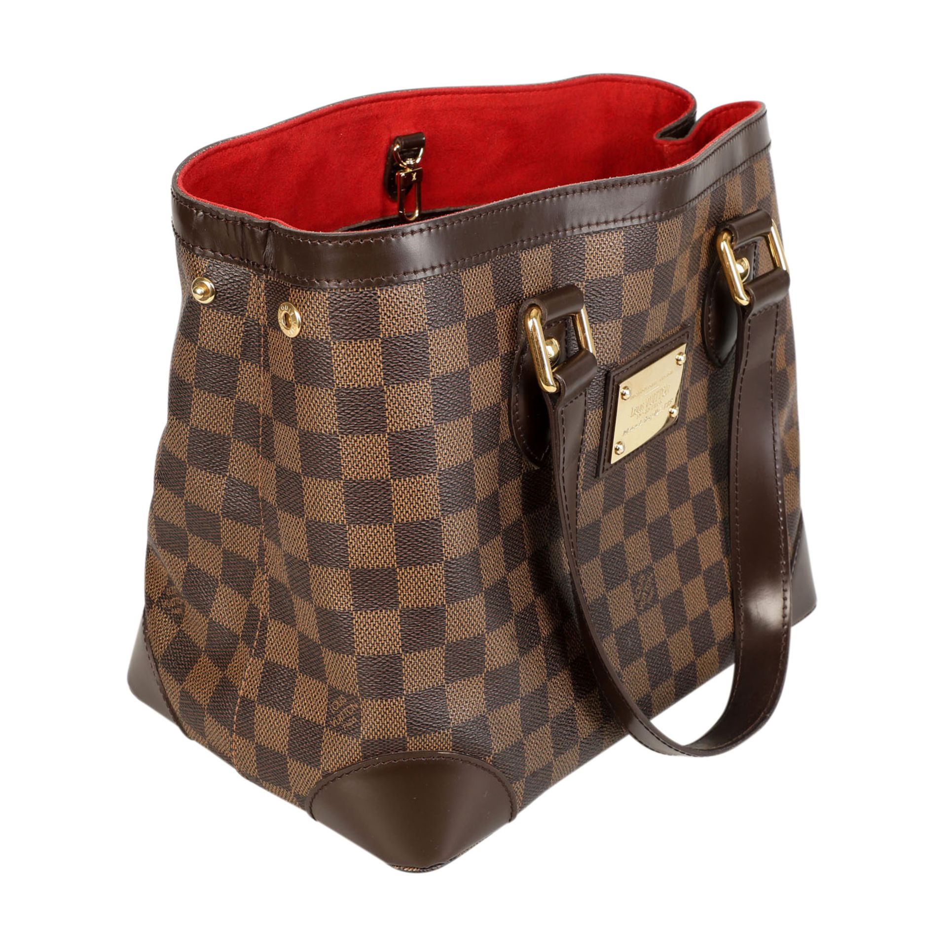 LOUIS VUITTON Henkeltasche "HAMPSTEAD", Koll.: 2008, NP.: ca. 1.000,-€.Damier Ebene Canvas Serie mit - Bild 7 aus 8