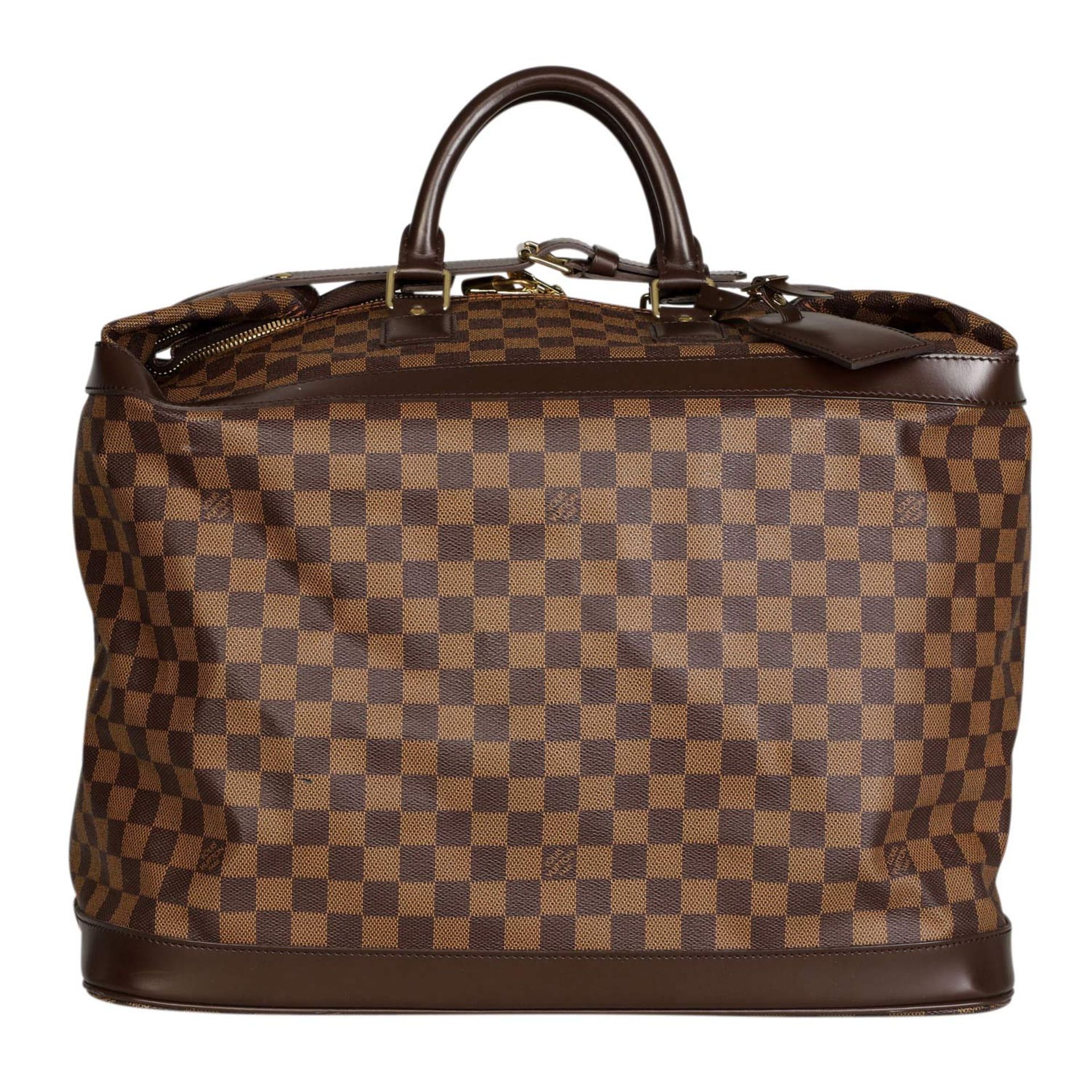 LOUIS VUITTON Weekender "GRIMAUD", Koll.: 2002. NP.: ca. 2.000,-€.Nichtmehr erhältlich. Damier Ebene - Bild 4 aus 9