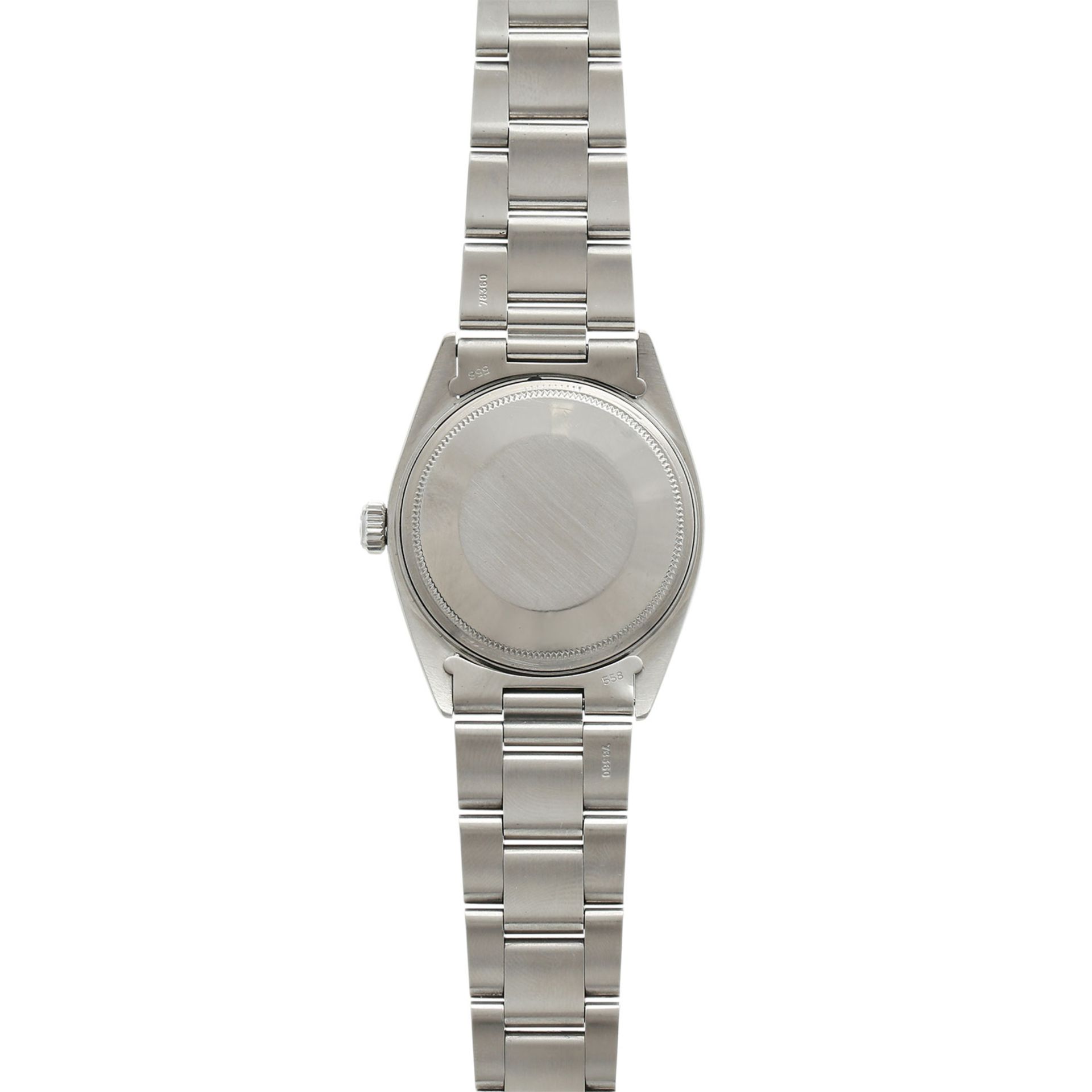 ROLEX Oyster Perpetual Datejust White Dial Armbanduhr, Ref. 1600, ca. 1970/80er Jahre.Edelstahl. - Bild 2 aus 5