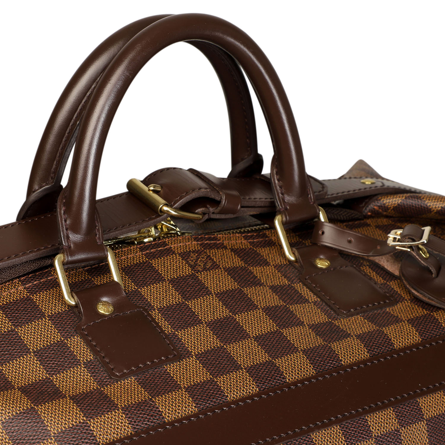 LOUIS VUITTON Weekender "GRIMAUD", Koll.: 2002. NP.: ca. 2.000,-€.Nichtmehr erhältlich. Damier Ebene - Image 5 of 9