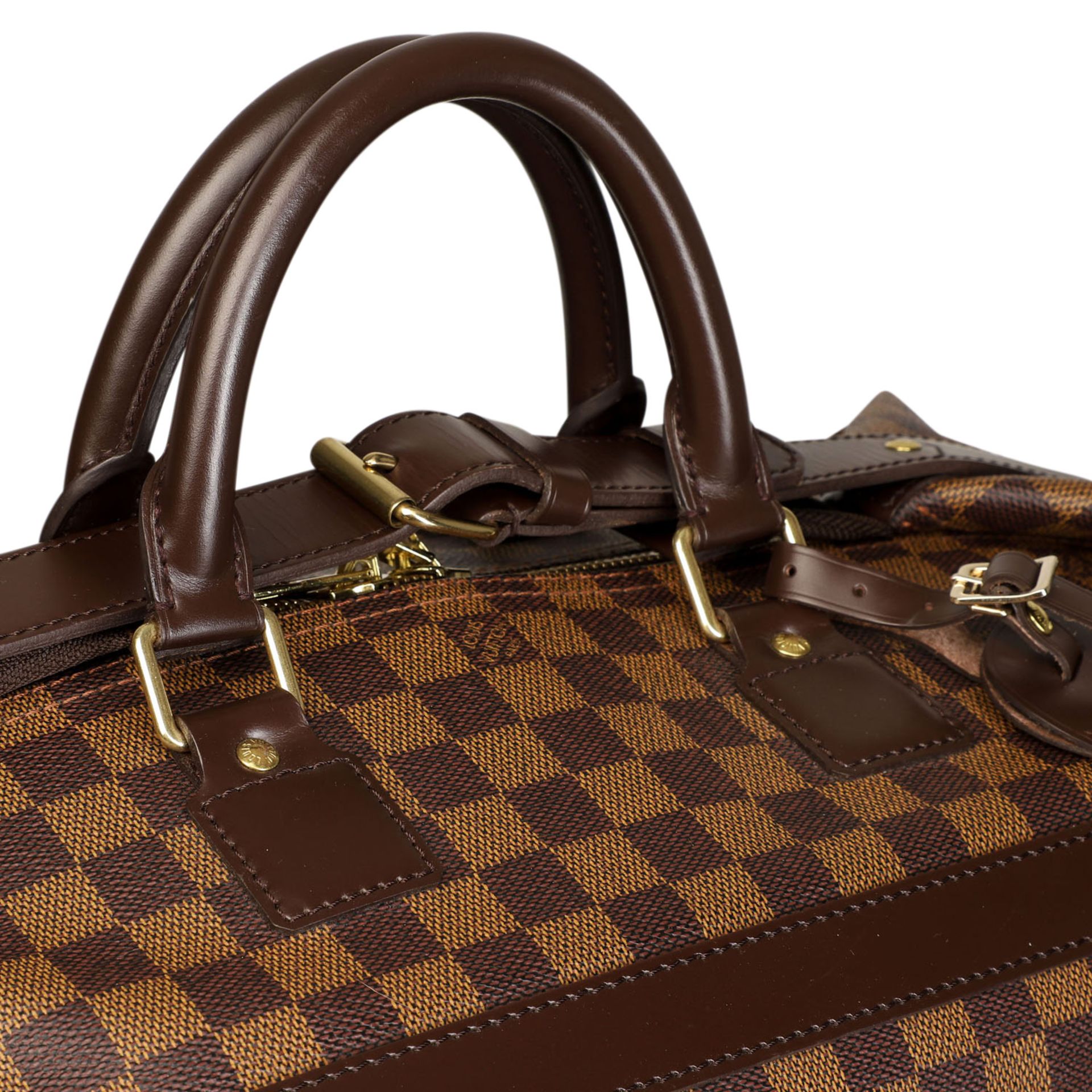 LOUIS VUITTON Weekender "GRIMAUD", Koll.: 2002. NP.: ca. 2.000,-€.Nichtmehr erhältlich. Damier Ebene - Bild 5 aus 9