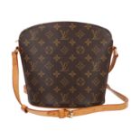 LOUIS VUITTON VINTAGE Umhängetasche "DROUOT", Koll. 1998.NP. ca.: 700,-€. Monogram Canvas Serie