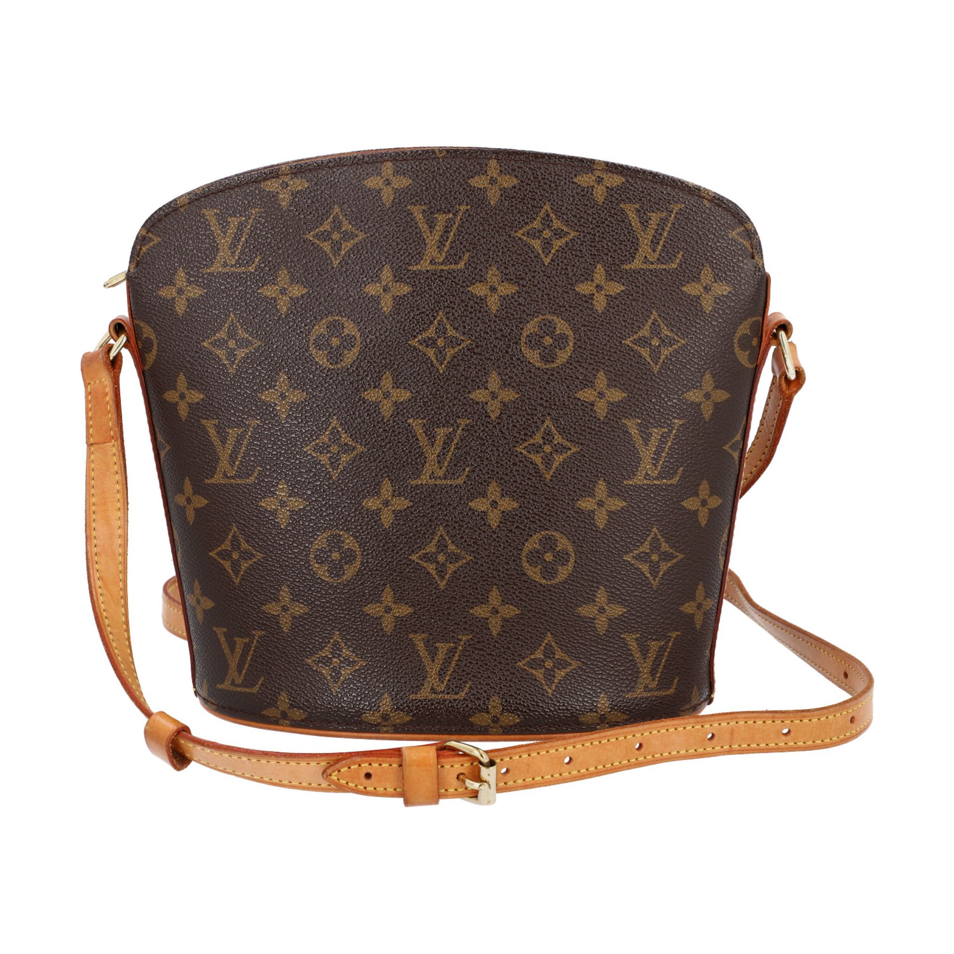 LOUIS VUITTON VINTAGE Umhängetasche "DROUOT", Koll. 1998.NP. ca.: 700,-€. Monogram Canvas Serie